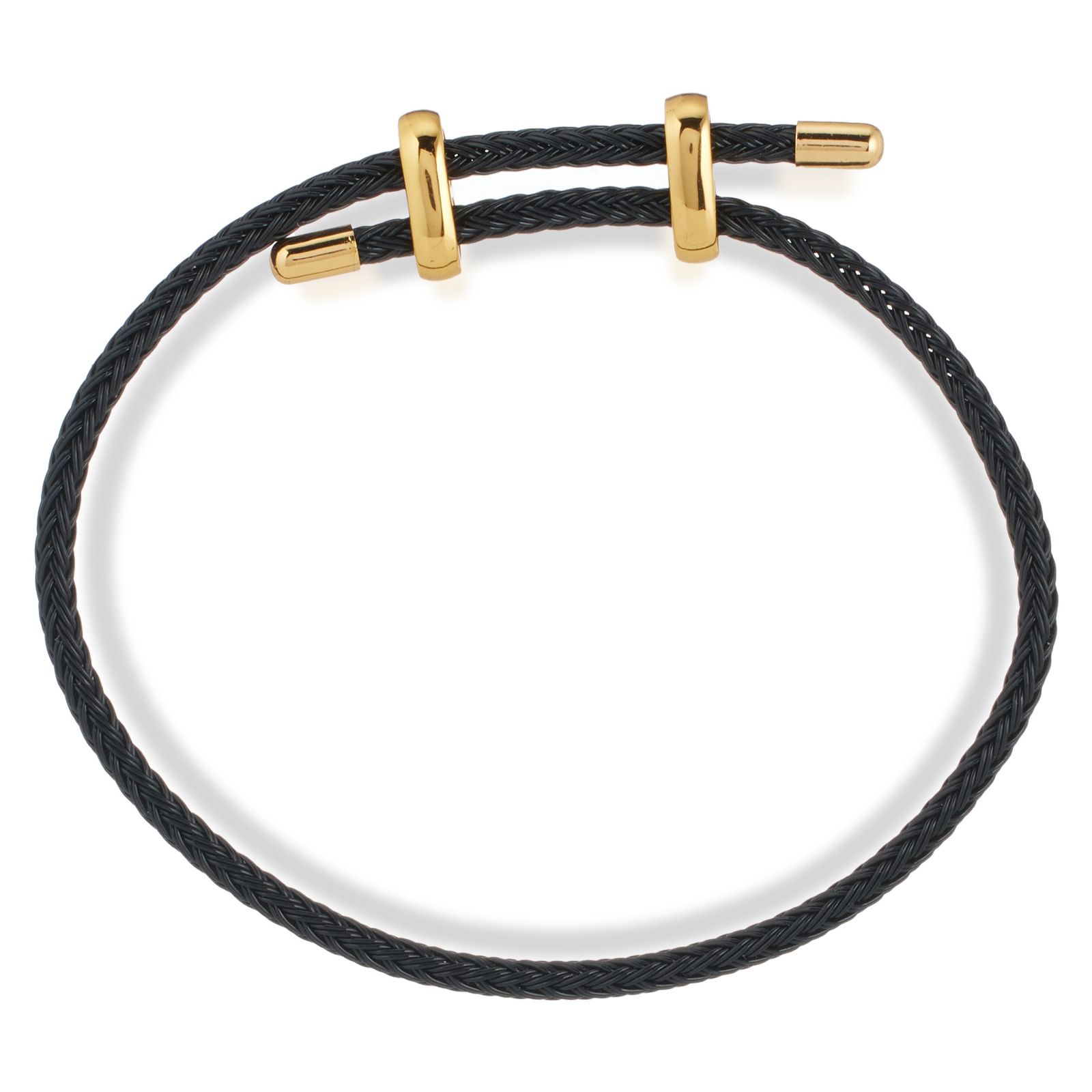 Steel by Design Men's Wire Slider Bracelet Stainless Steel