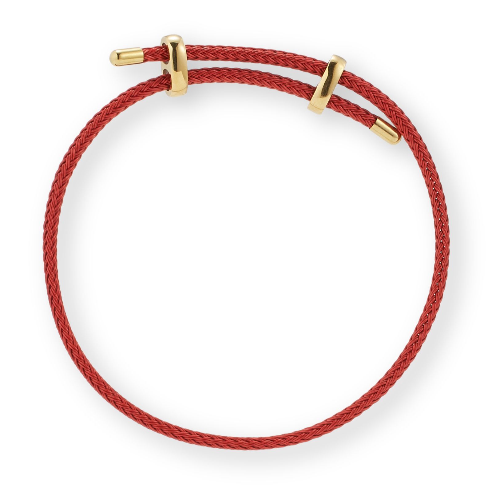 Steel by Design Men's Wire Slider Bracelet Stainless Steel