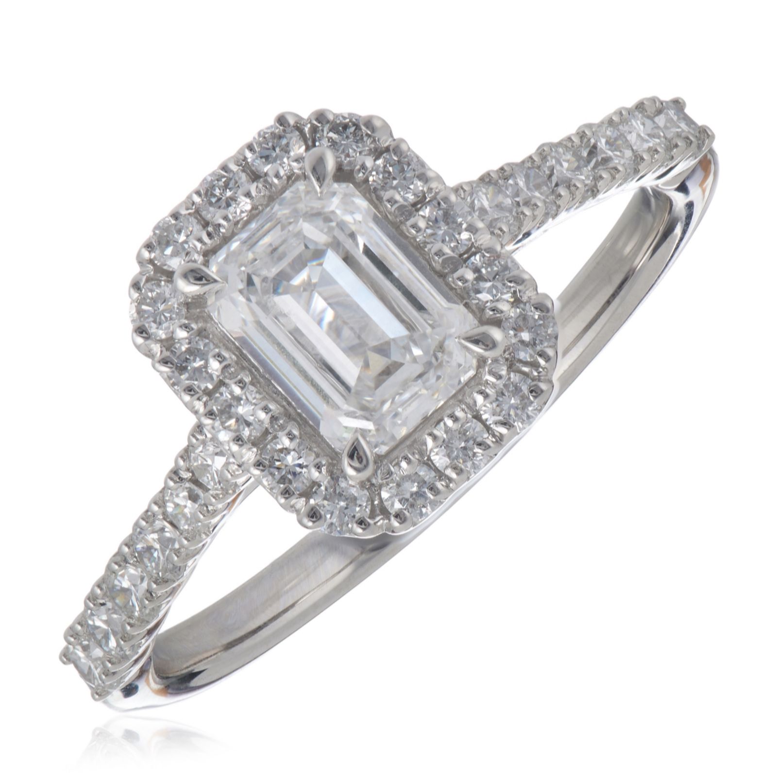 Fire Light 1.5ct Lab Grown Diamond Solitaire Ring Platinum