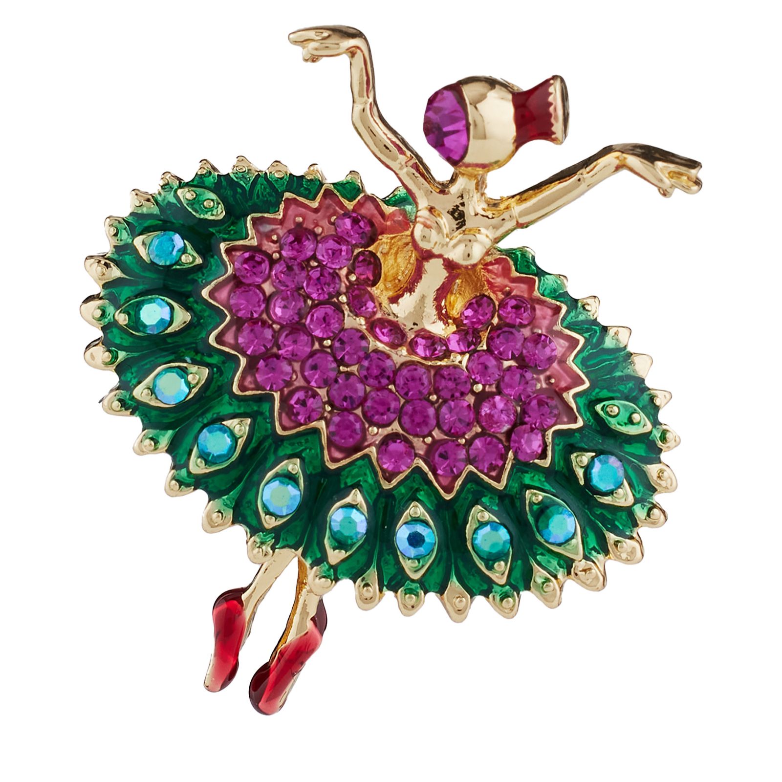 Butler & Wilson Ballerina Clutch Pin
