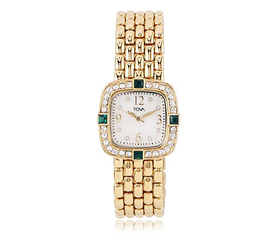 Diamonique by Tova 1.7ct tw Tova Ritz Inspired Bracelet Watch