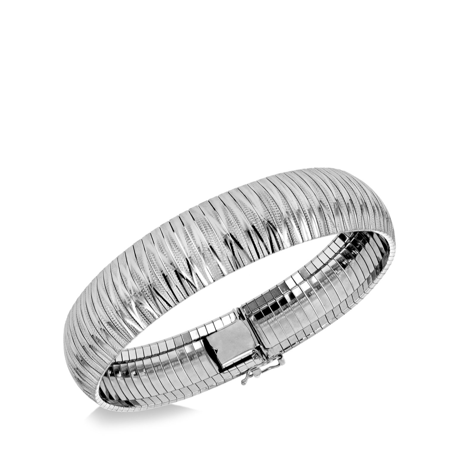 Faith & Brown Italian Crafted Cleo Bangle Sterling Silver