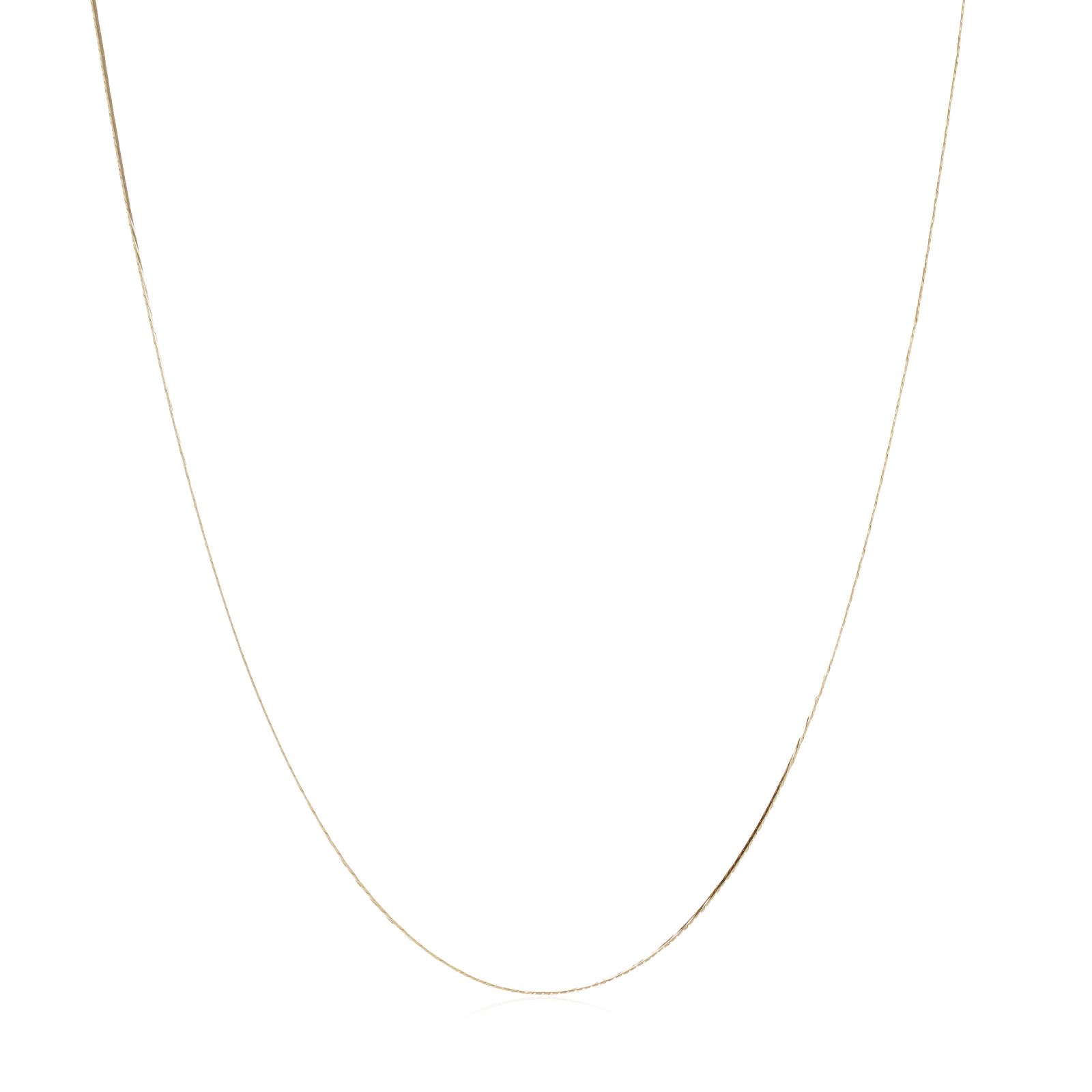 GOLD 9ct Italian Gold Herringbone Chain Necklace 1.67g