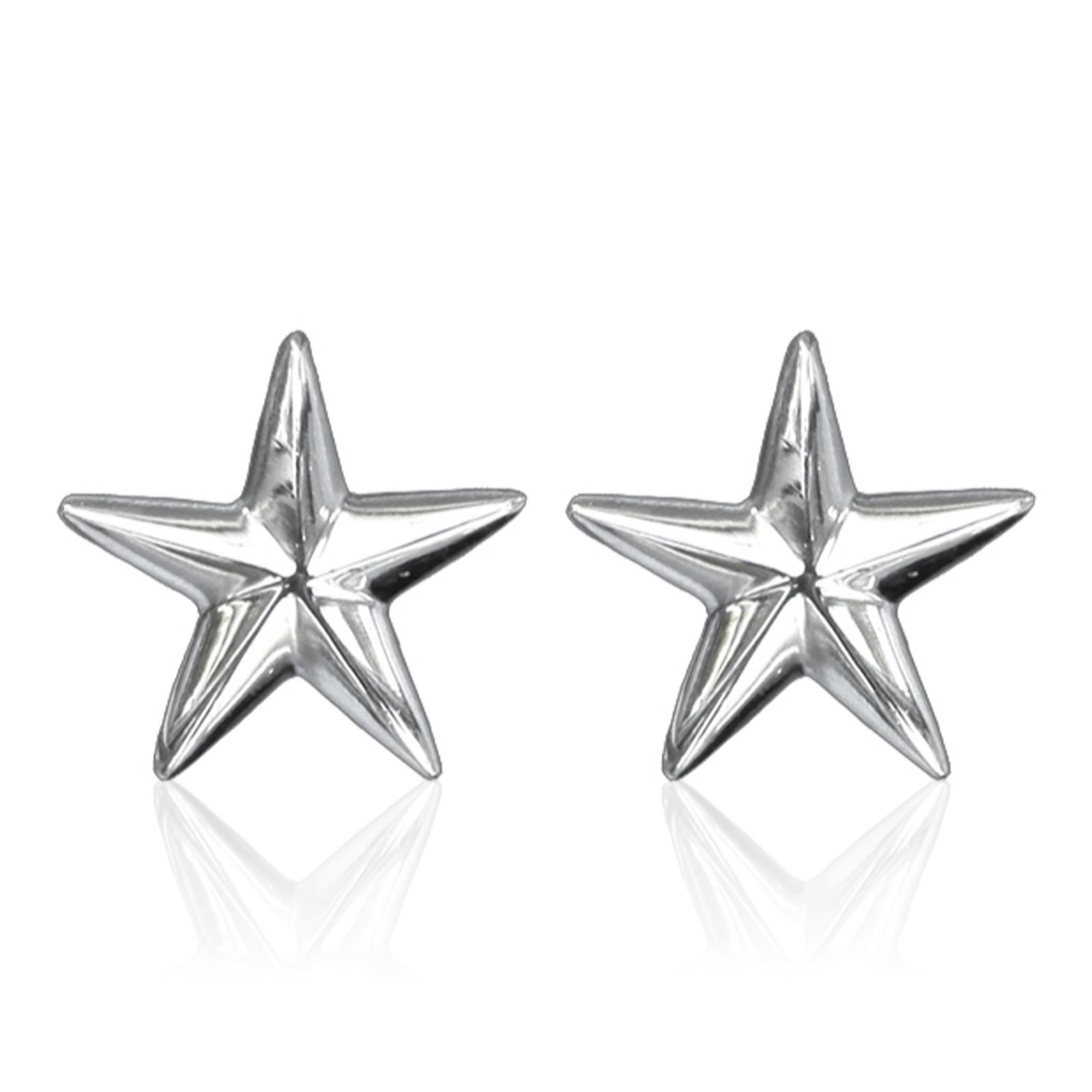 Nina B Starfish Stud Earrings Sterling Silver