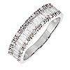 0.50ct Diamond Baguette & Brilliant Eternity Band Ring 9ct Gold