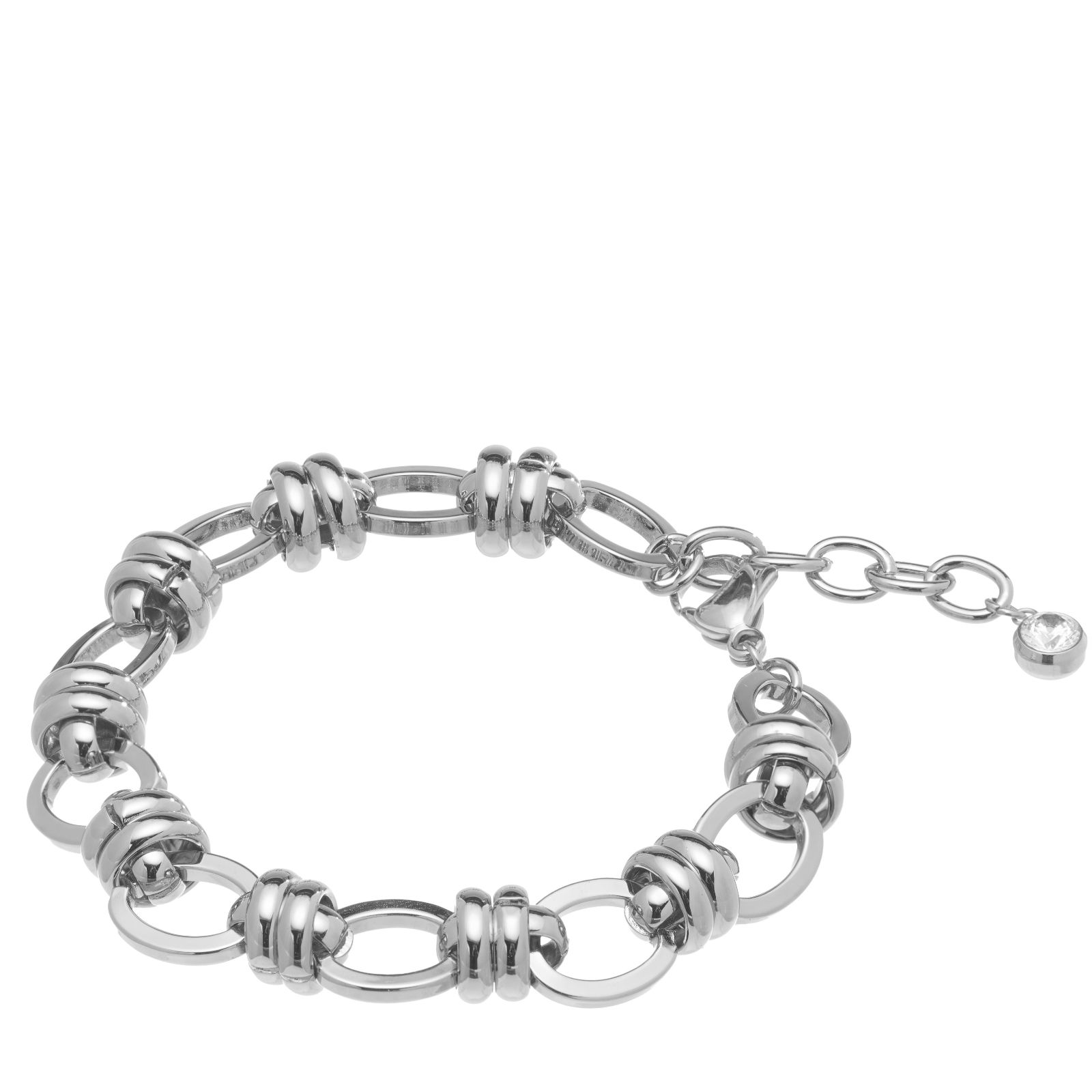 Steel by Diamonique Chunky Link Bracelet Stainless Steel