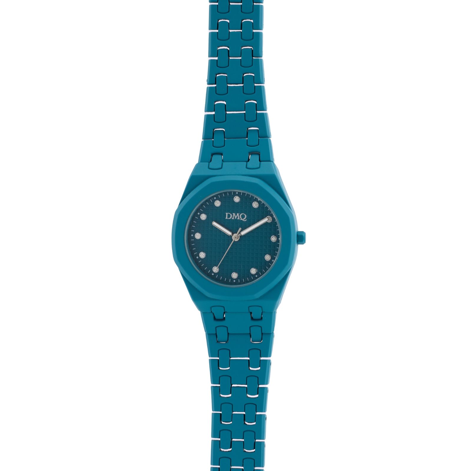 Diamonique 0.9ct tw Silicone Watch