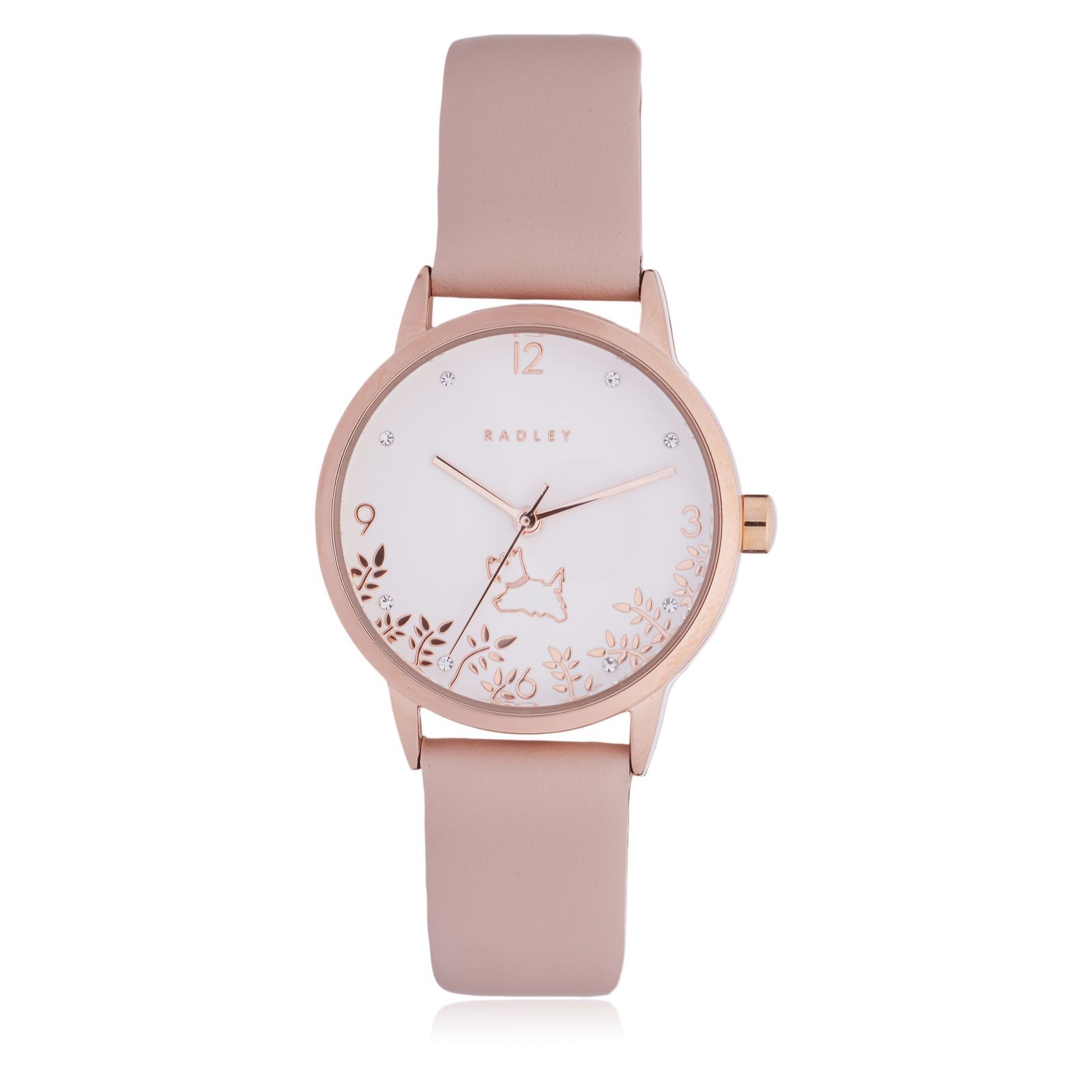 Radley London 31mm Floral Dial Leather Strap Watch