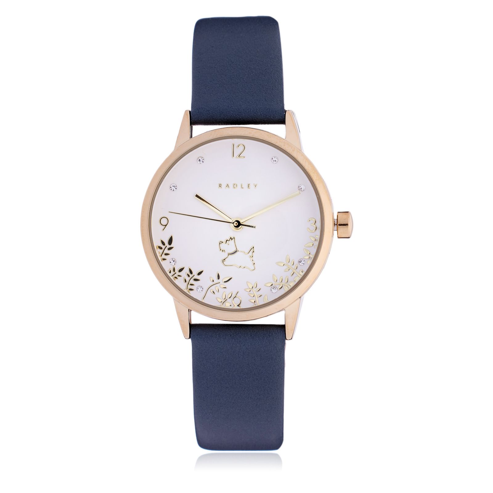 Radley London 31mm Floral Dial Leather Strap Watch