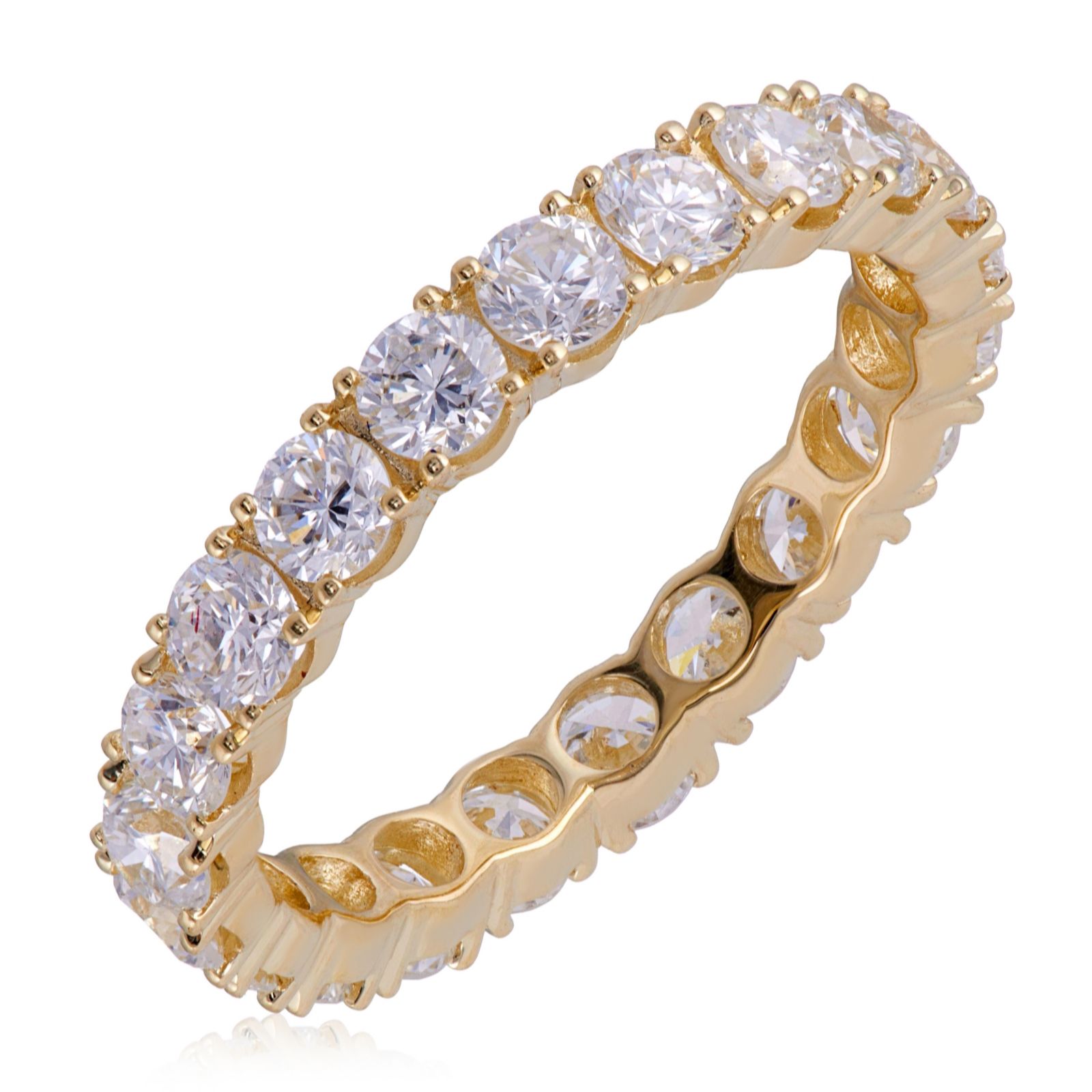 Firelight 2ct Lab Grown Diamond Full Eternity Ring 9ct Gold