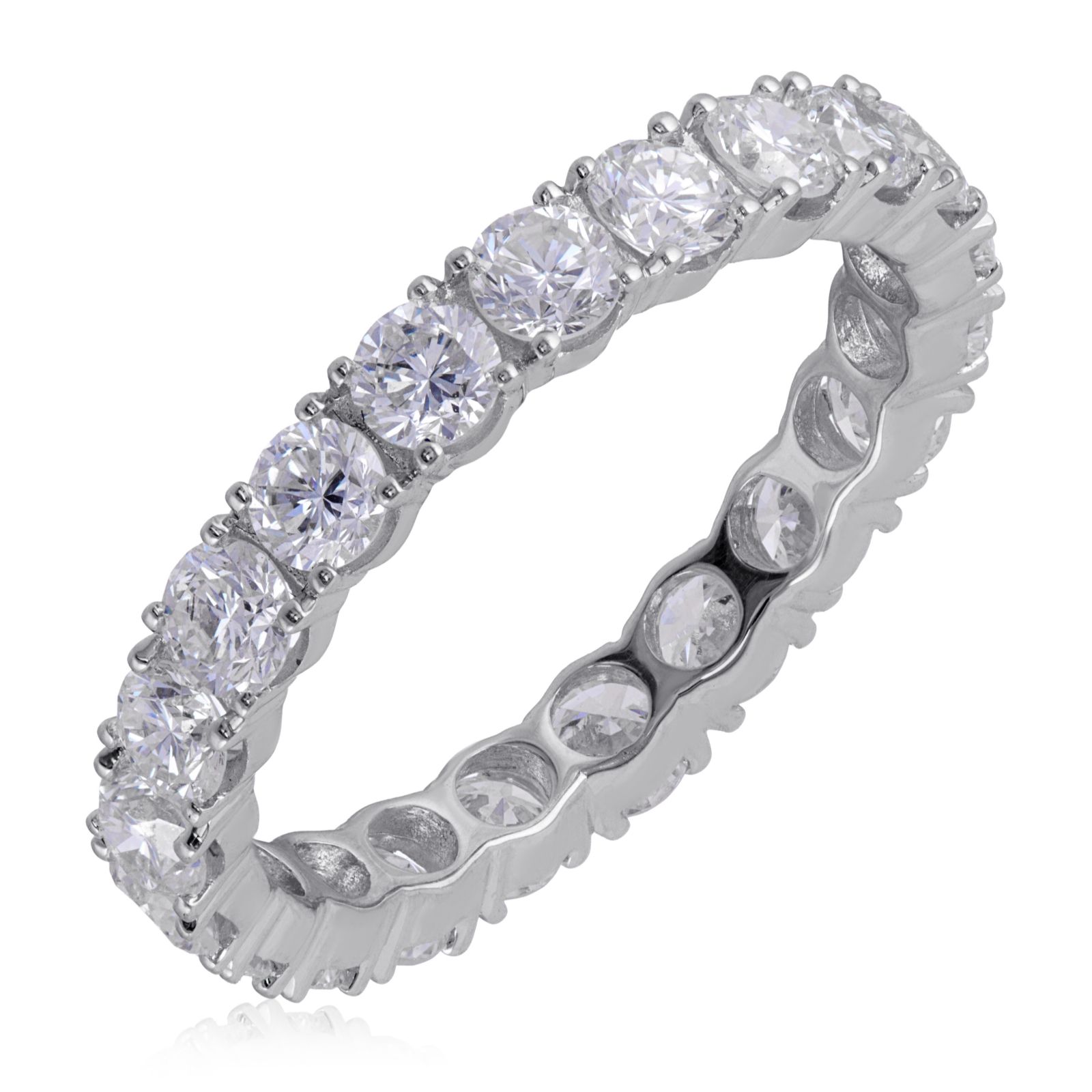 Fire Light 2ct Lab Grown Diamond Full Eternity Ring 9ct Gold