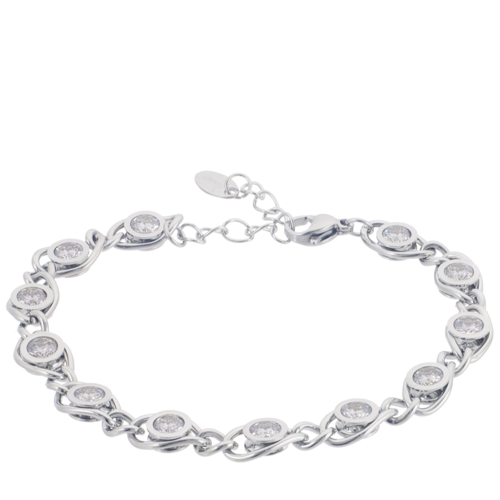 Steel by Diamonique Chain Link Bracelet Stainless Steel