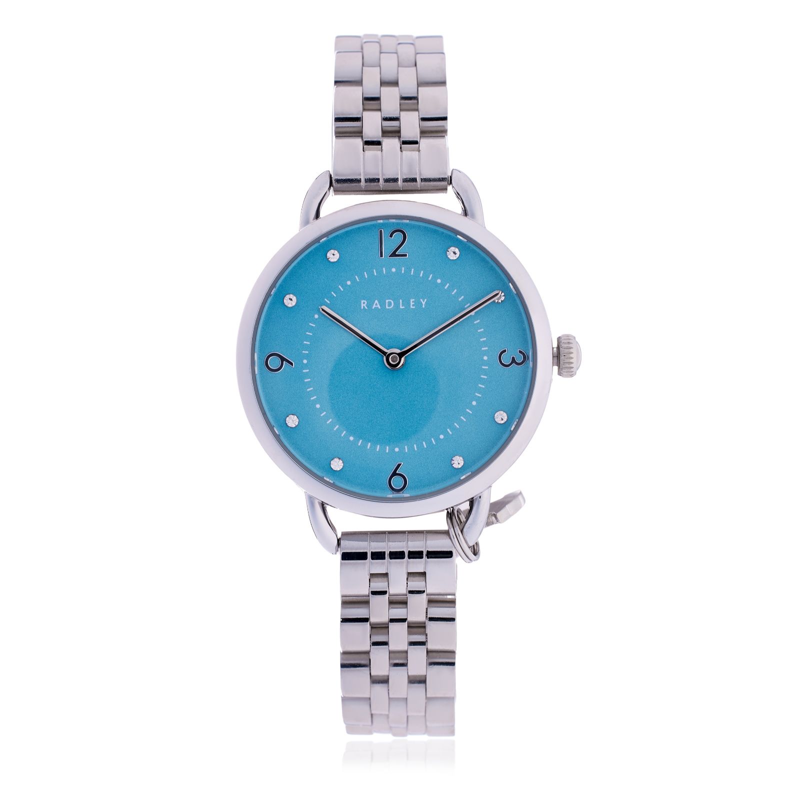 Radley London 32mm Case Bracelet Watch with Hanging Dog Charm