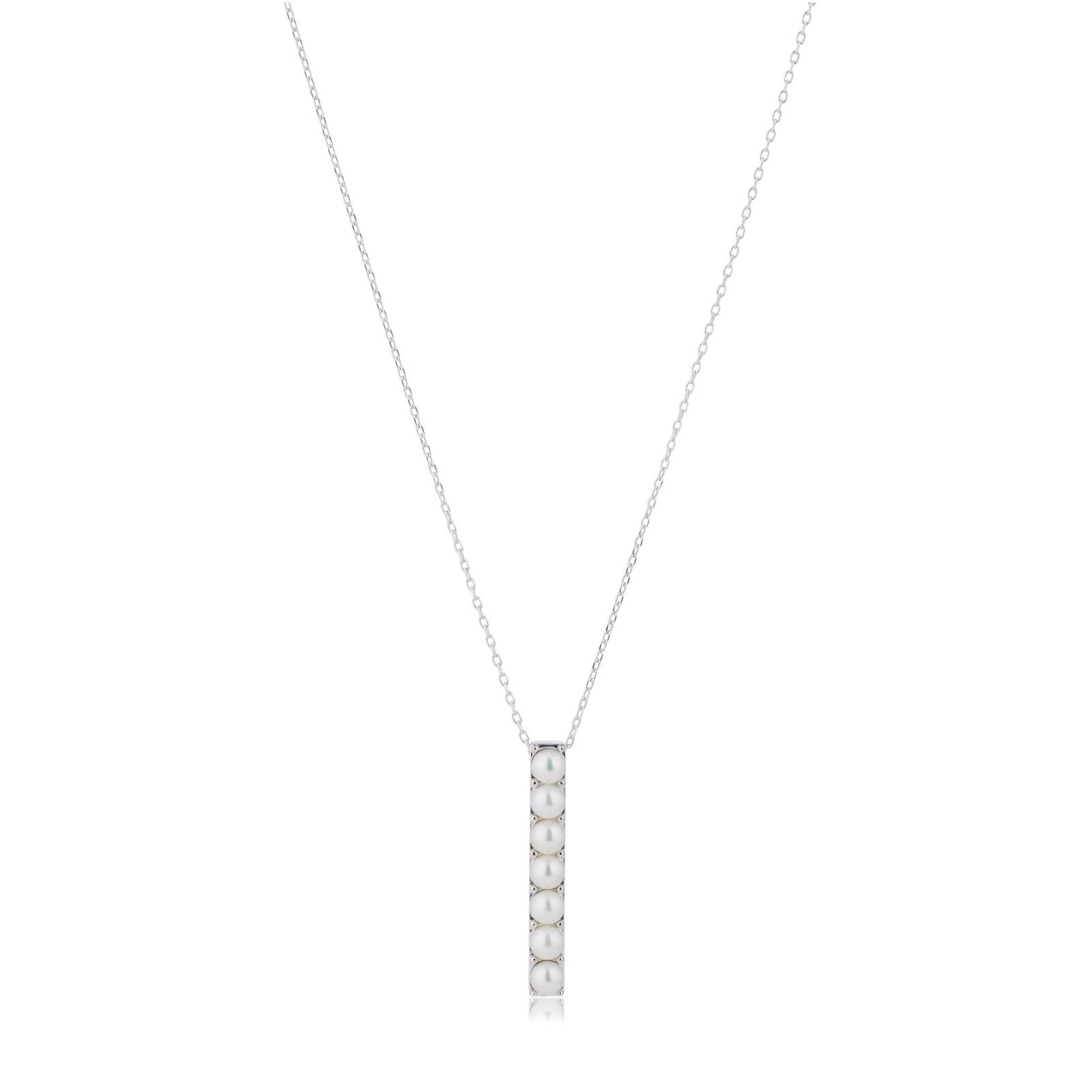 Lara Pearl 4-5mm Baby Ming Pearl Bar Pendant and Chain