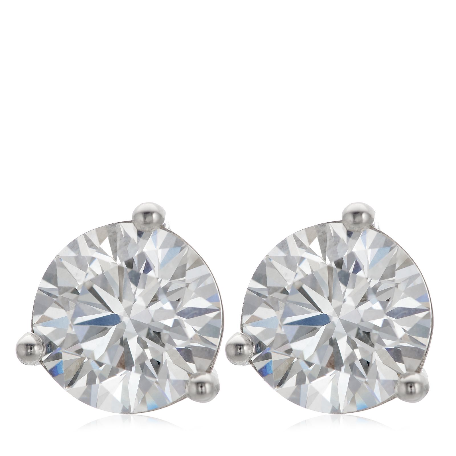 Fire Light Made to Order 7ct Lab Grown Diamond Stud Earrings 14ct Gold