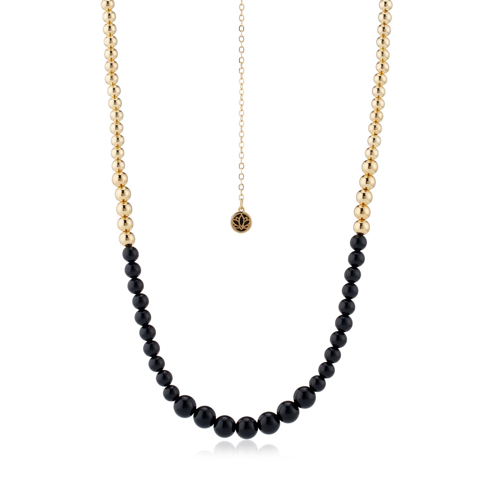 Malika Semi Precious Ball Bead Necklace