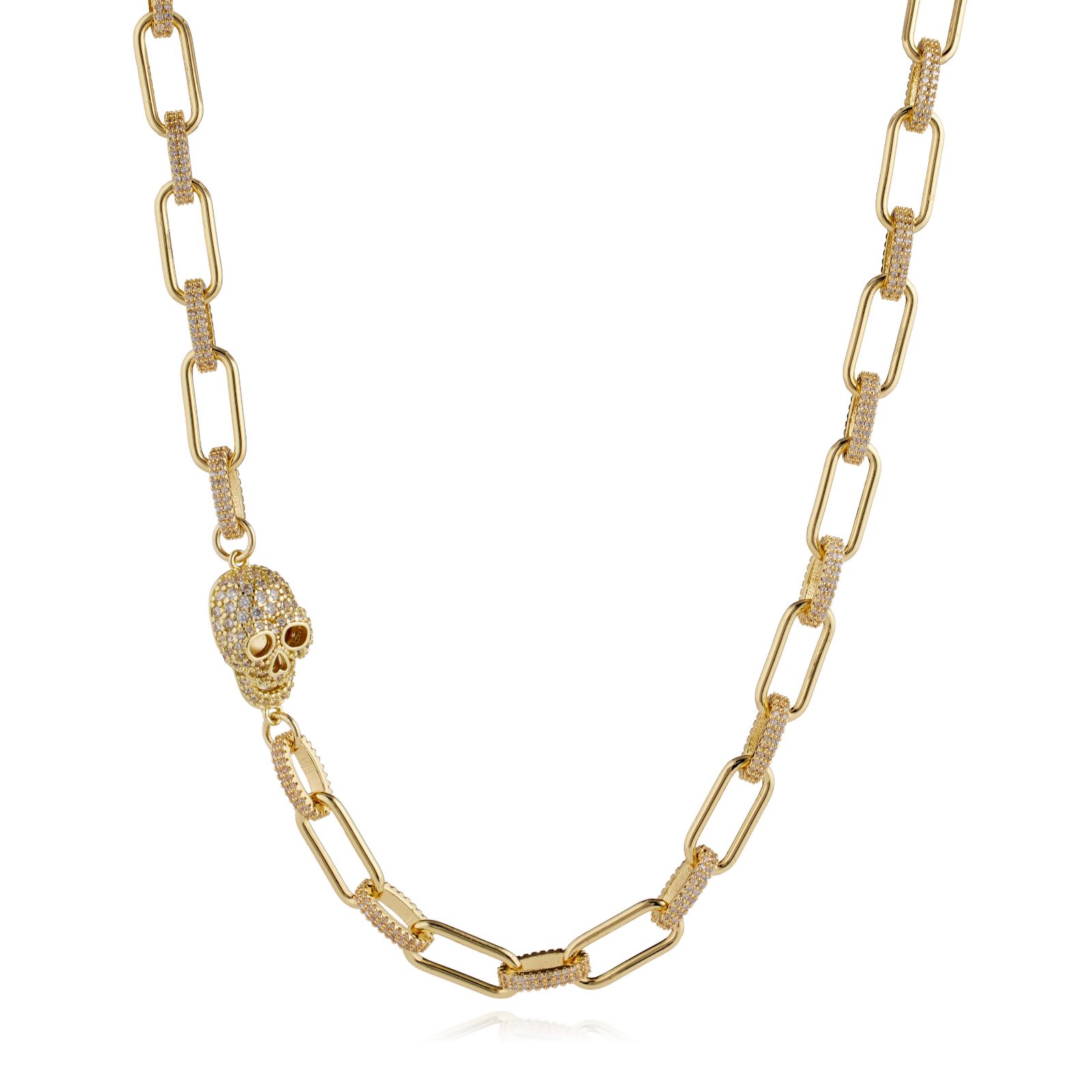 Butler & Wilson Skull Pendant Necklace