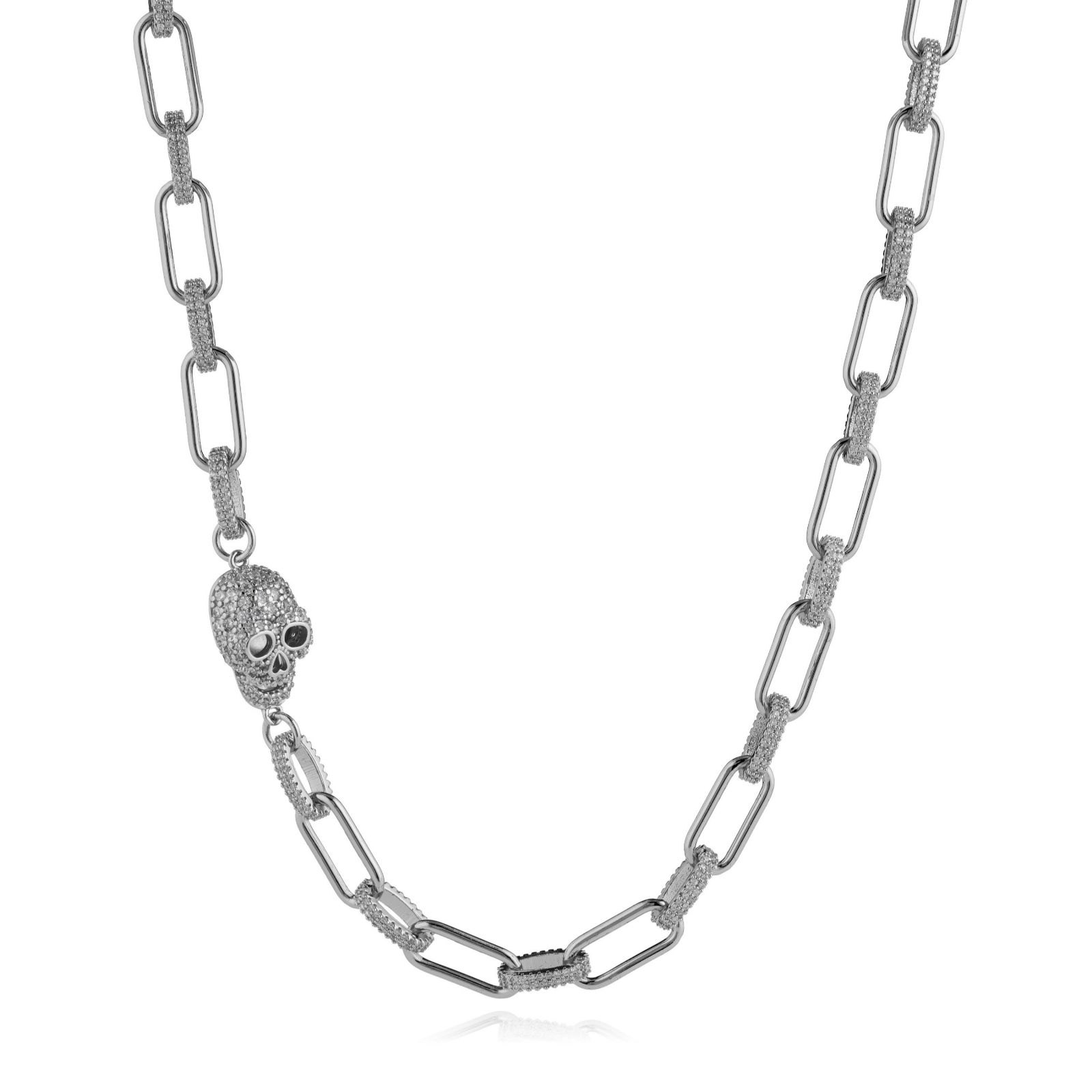 Butler & Wilson Skull Pendant Necklace