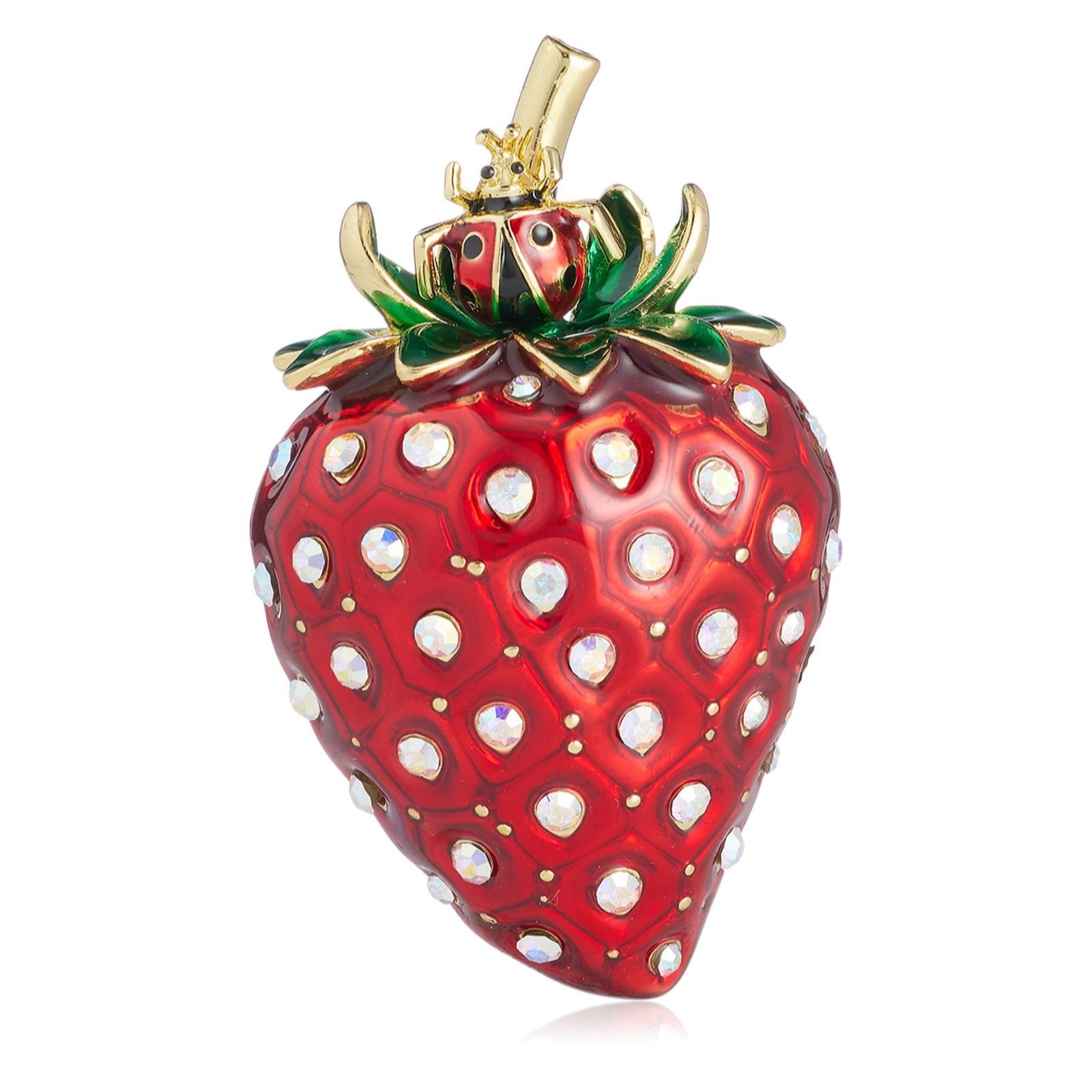 Butler & Wilson Strawberry Brooch