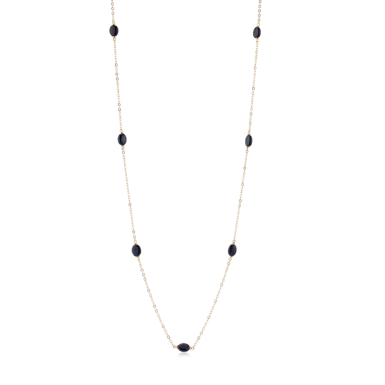 Malika Semi Precious Station Necklace