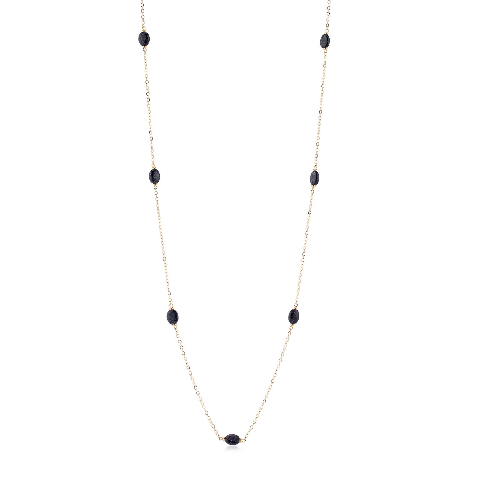 Malika Semi Precious Station Necklace