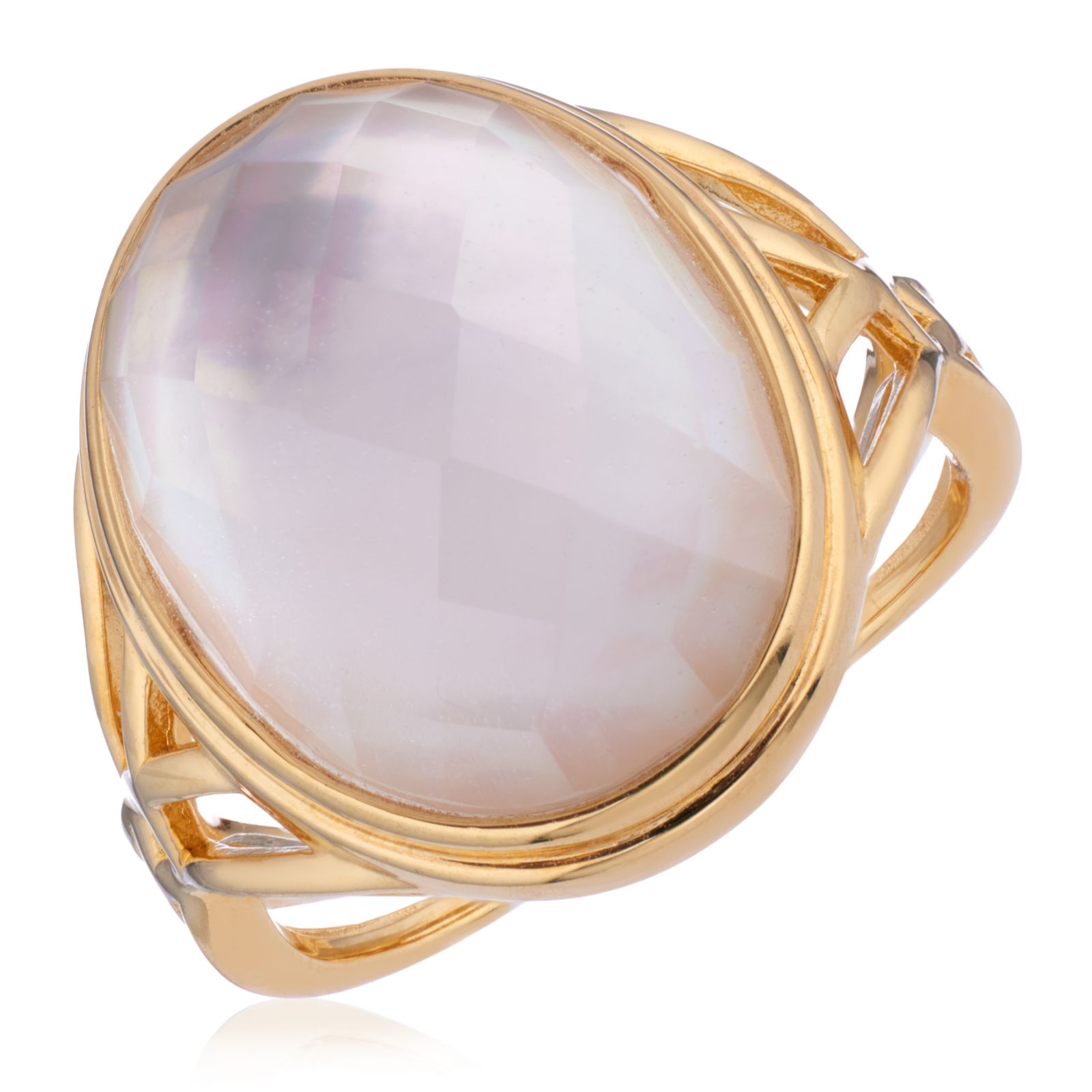 Lara Pearl Mother of Pearl Ring Sterling Silver
