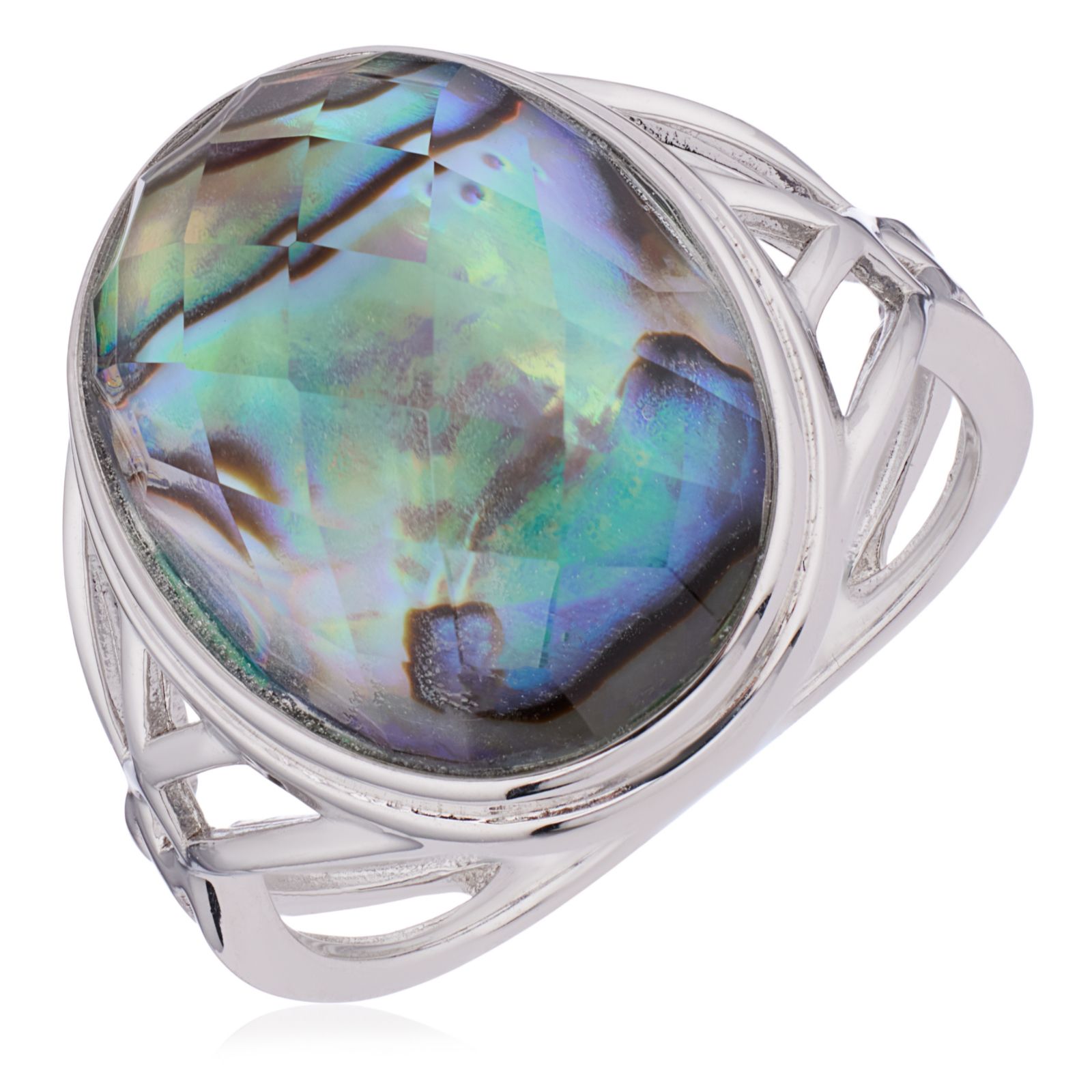 Lara Pearl Mother of Pearl Ring Sterling Silver