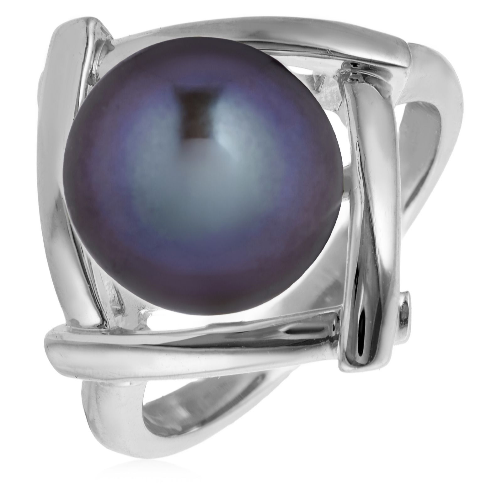 Lara Pearl 10-11mm Fresh Water Pearl Framed Ring