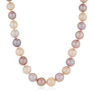 Lara Pearl 9-10mm Ming Strand 50cm Necklace Magnetic Clasp - 348721