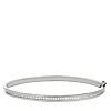 Outlet Simplicity by Diamonique Stone Set Bangle Sterling Silver