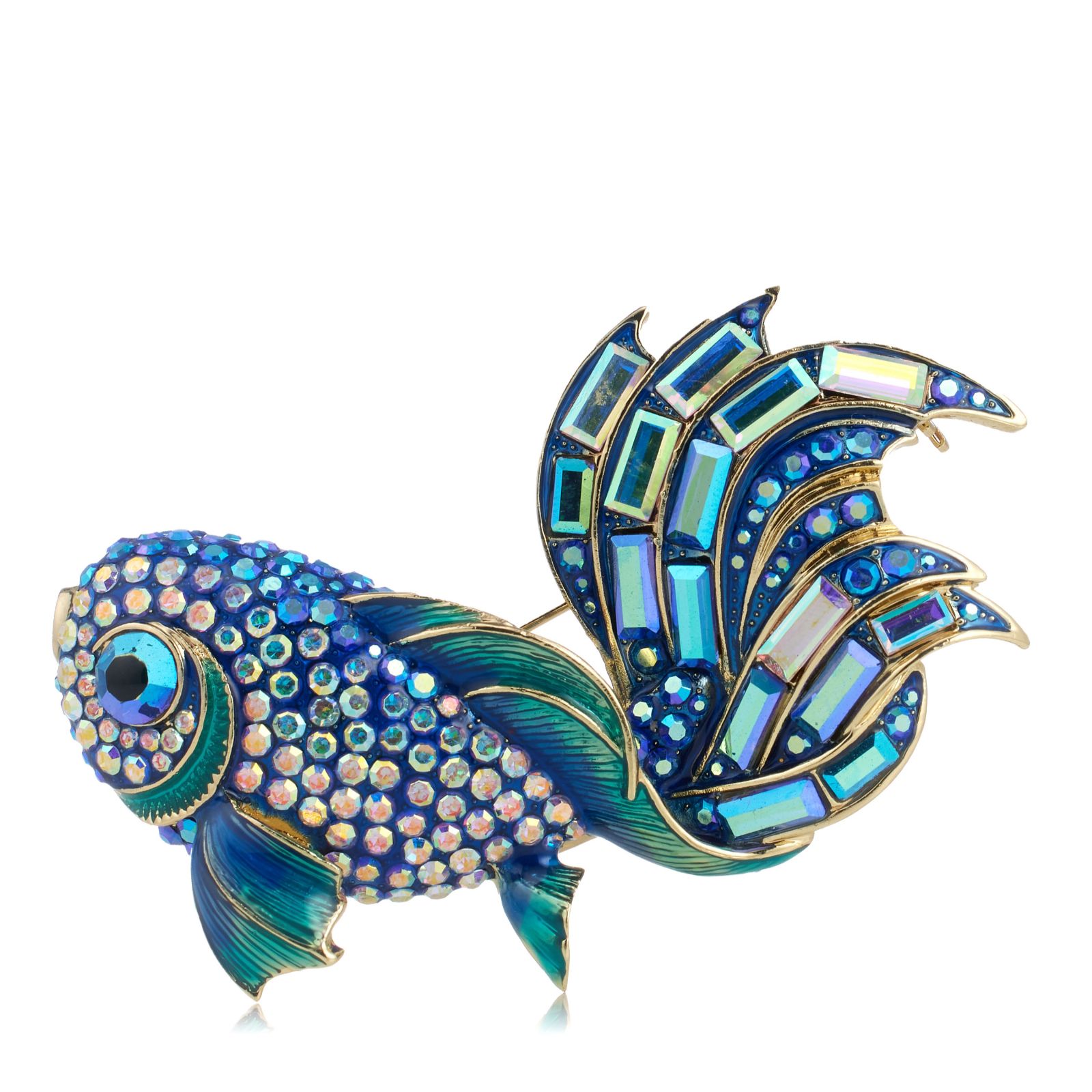 Butler & Wilson Tropical Fish Brooch