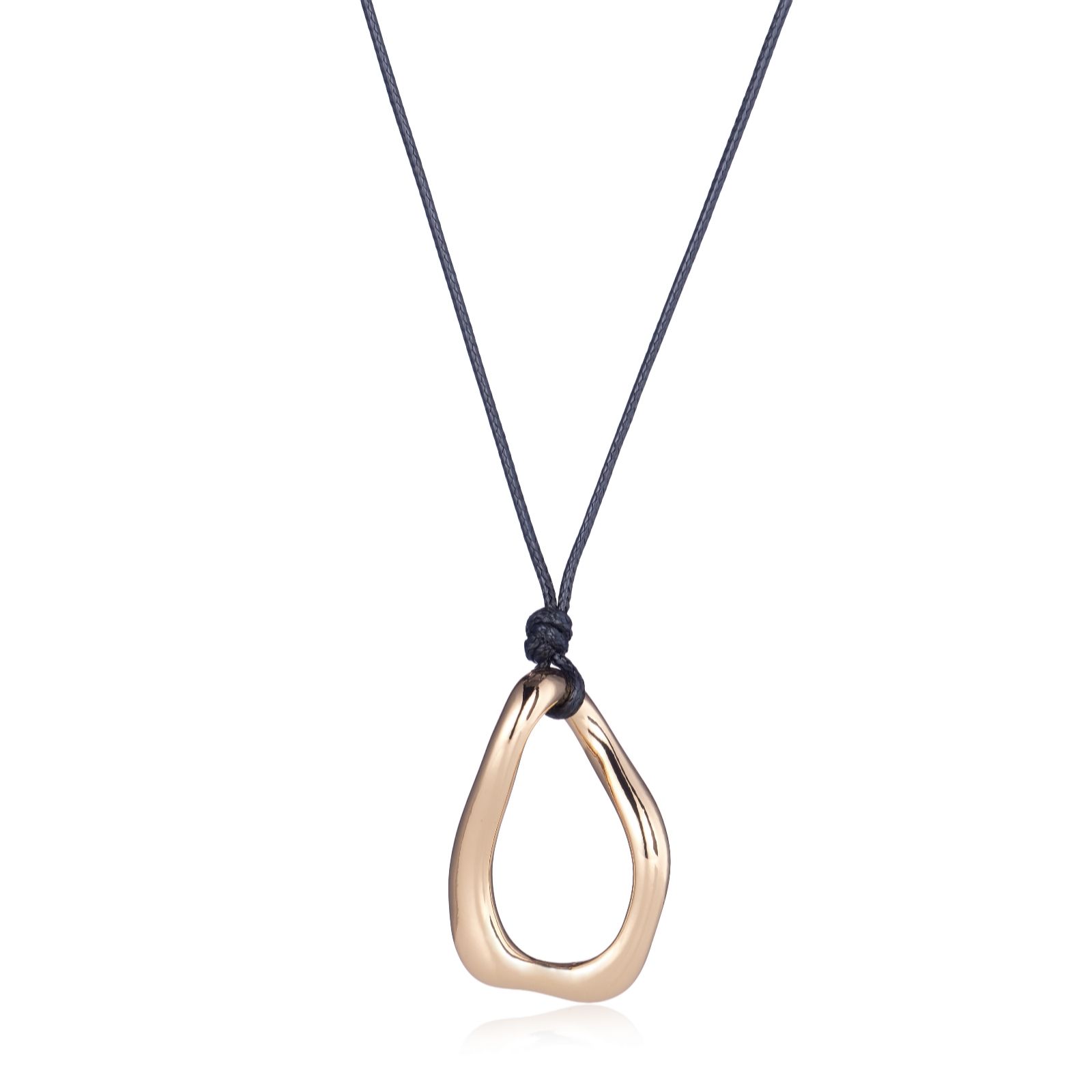 Malika Cord Oval Pendant Necklace