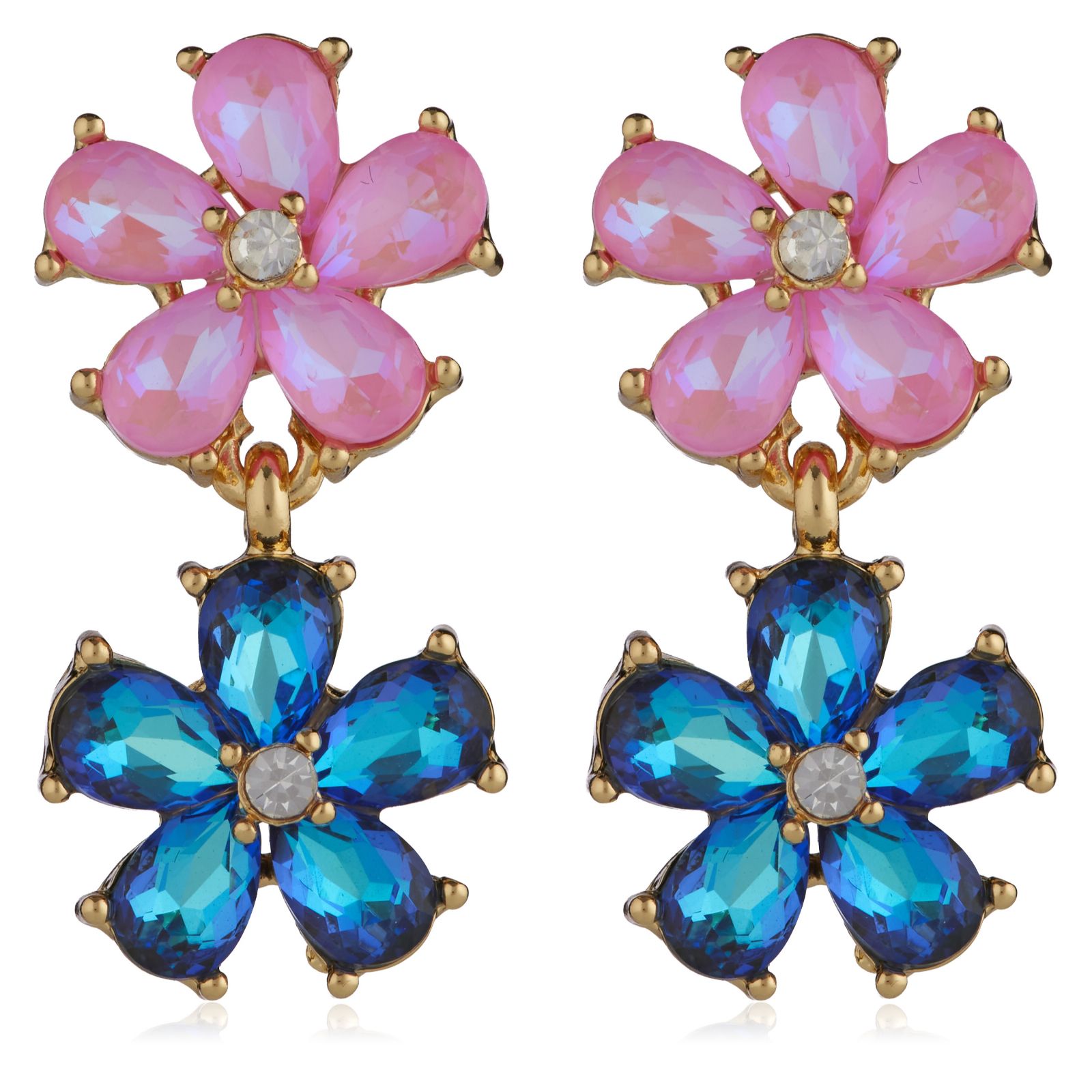 Butler & Wilson Flower Bloom Earrings