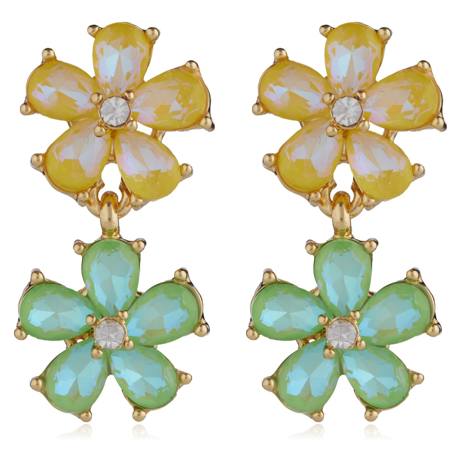 Butler & Wilson Flower Bloom Earrings