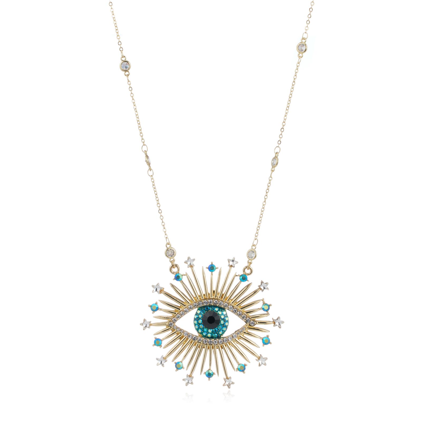 Butler & Wilson Starburst Eye Necklace