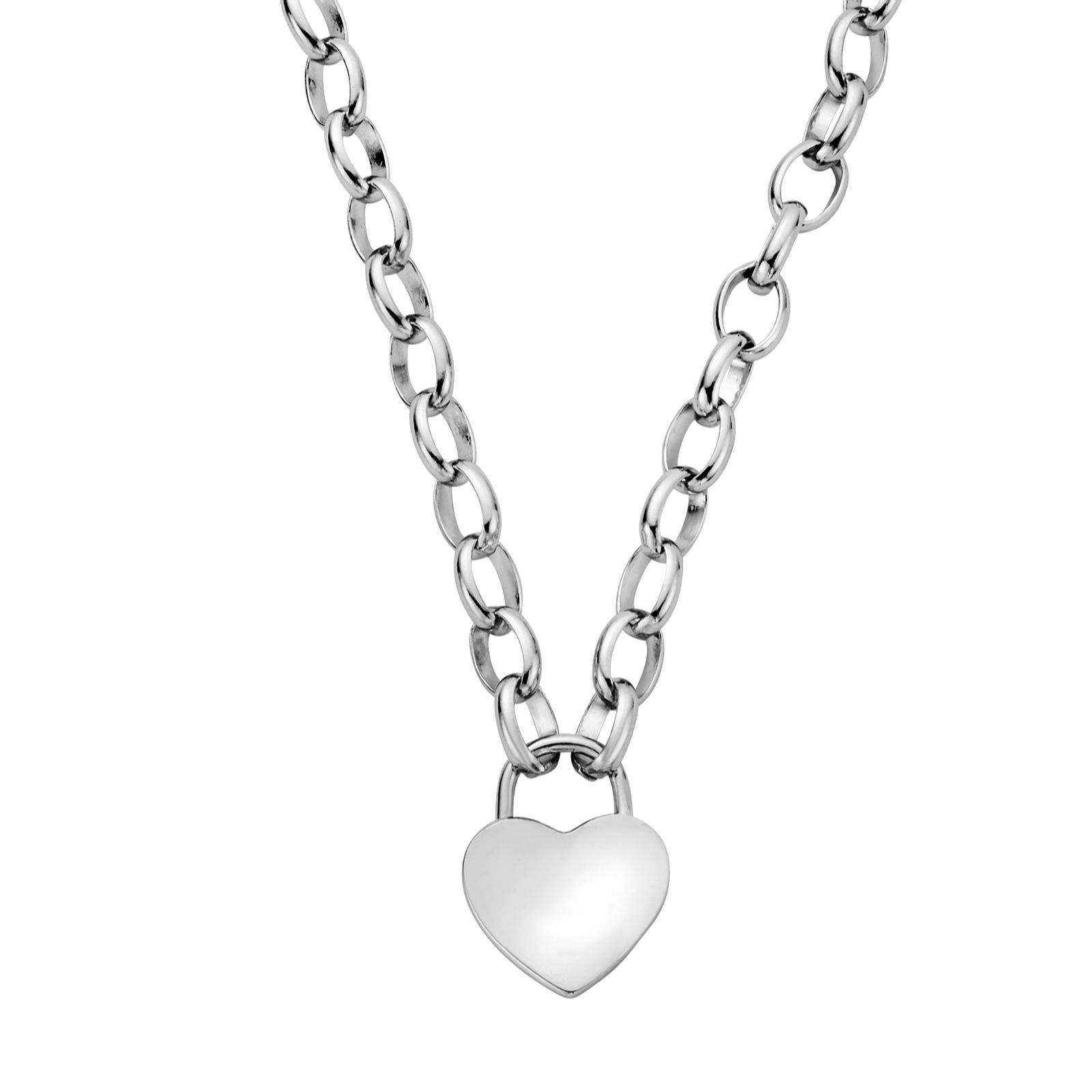 Clogau Cariad Sterling Silver Padlock Necklace