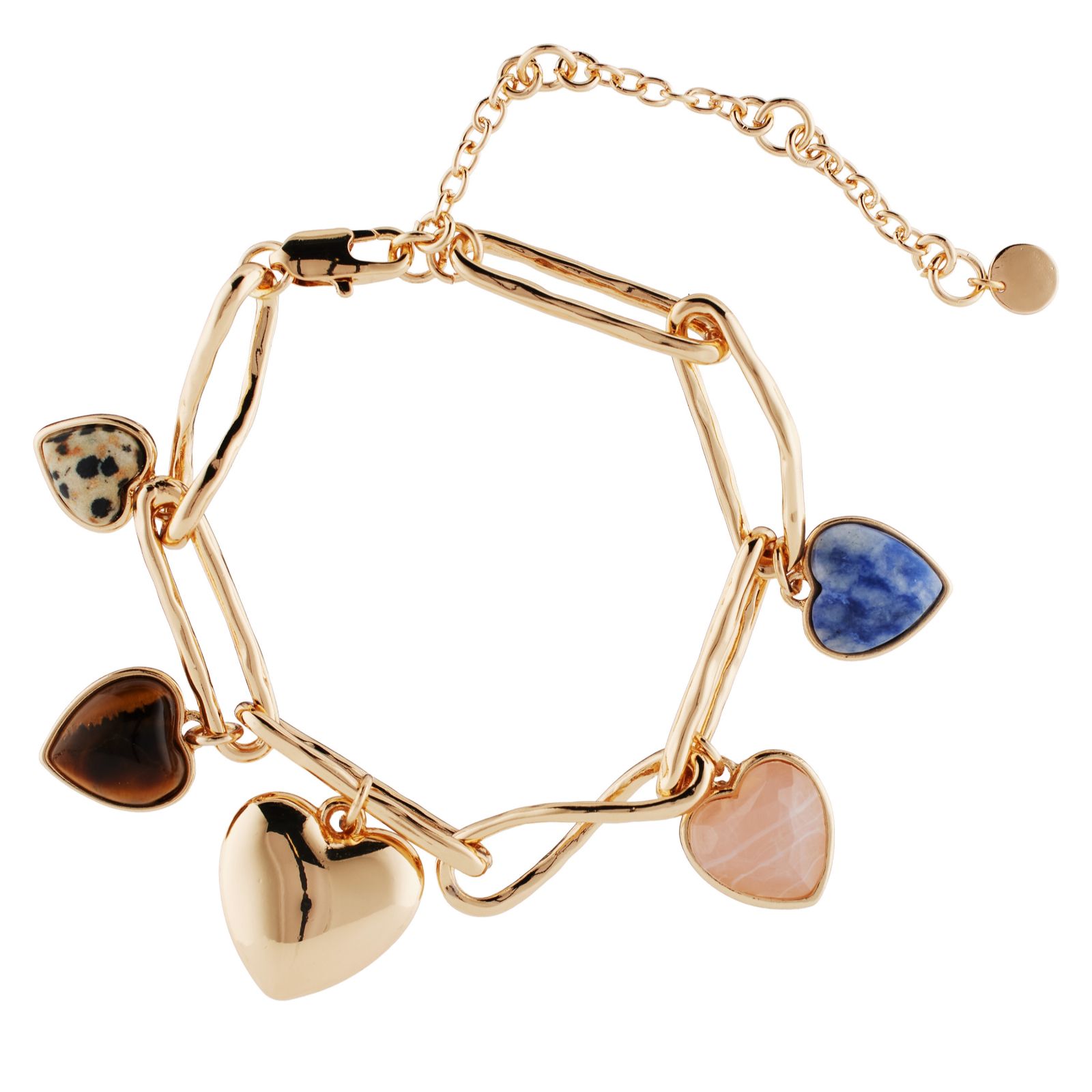Malika Heart Cluster Bracelet