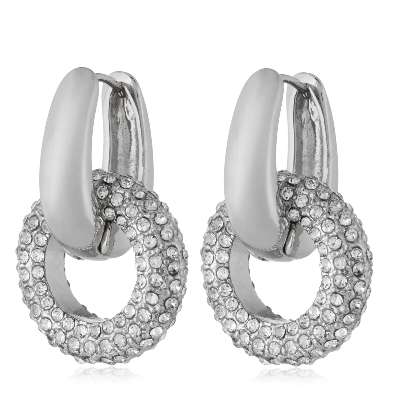 Malika Knot Crystal Earrings