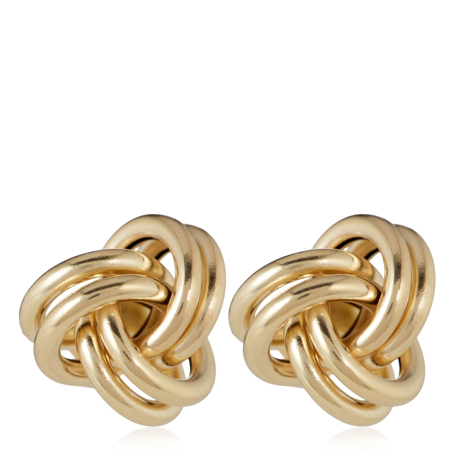 GOLD 9ct Italian Gold Love Knot Studs 1.27g