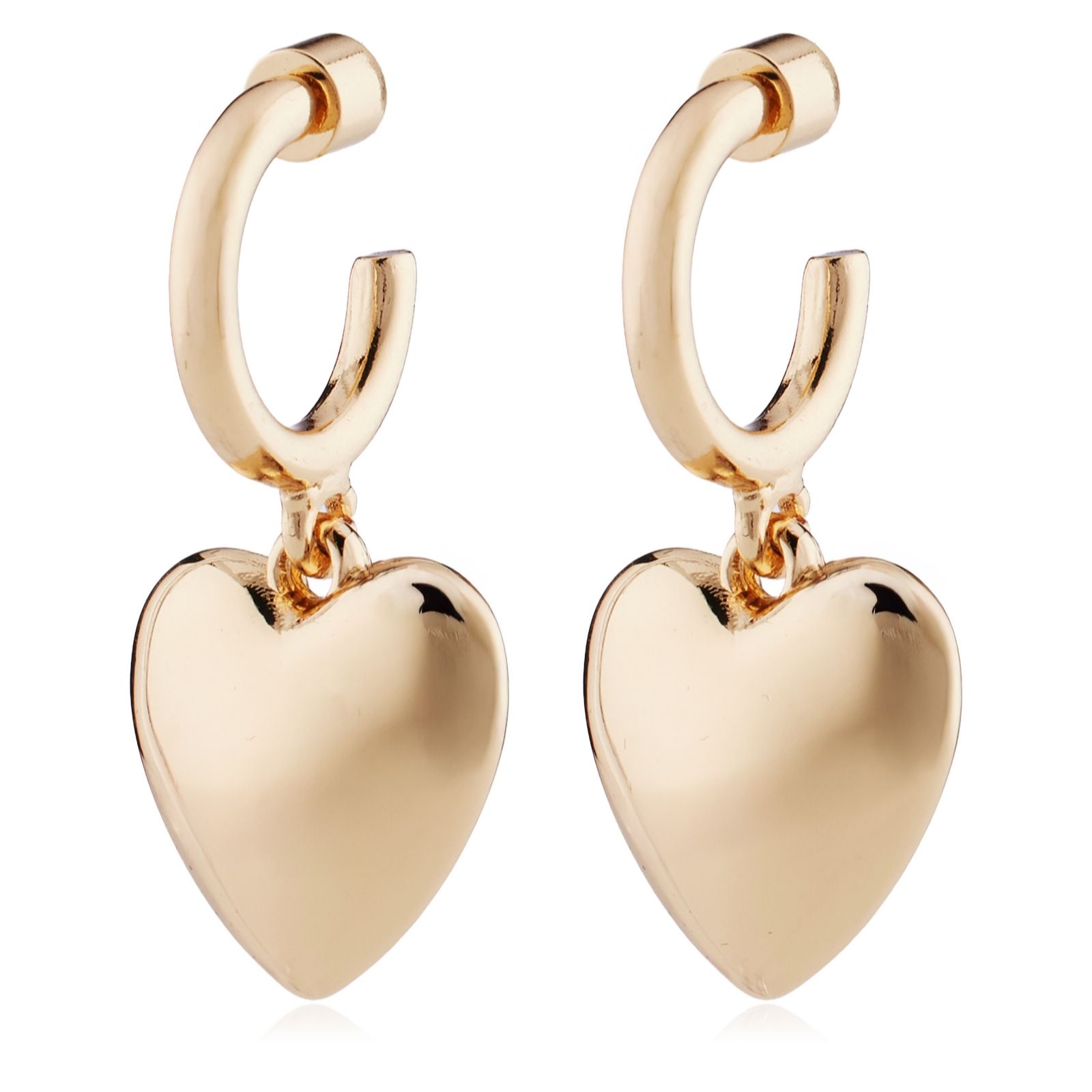  Malika Heart Hoop Earrings