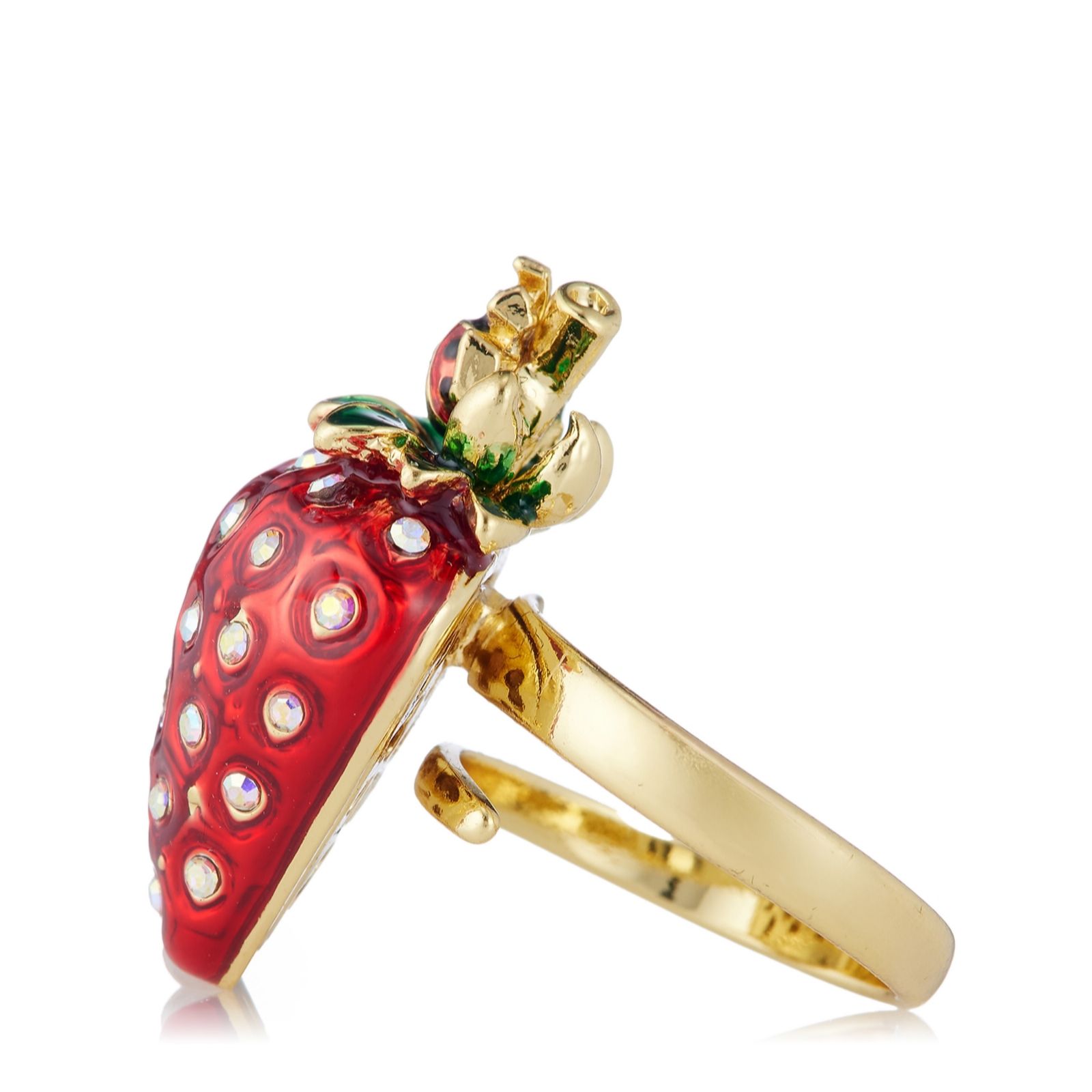 Butler & Wilson Strawberry Ring