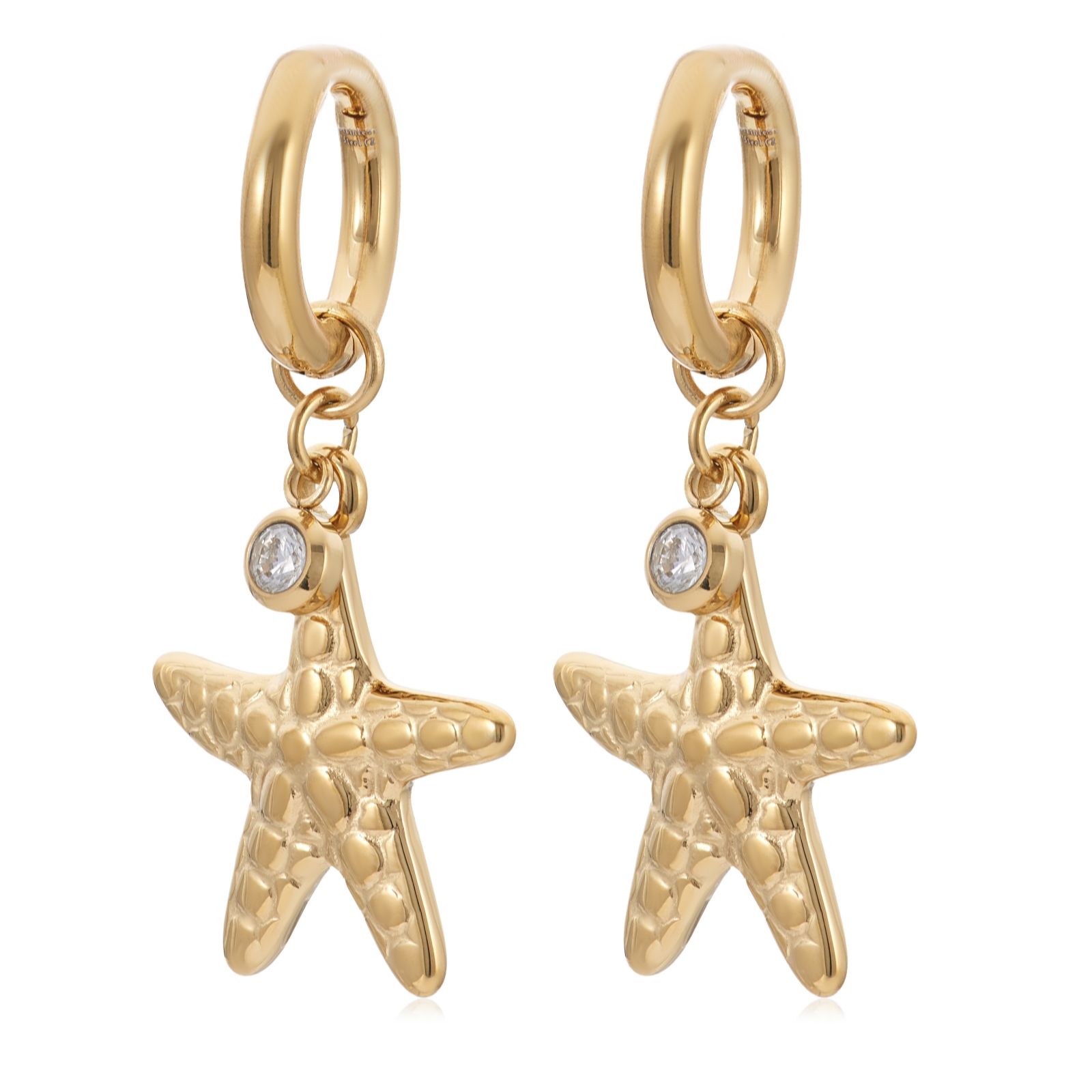 Steel by Diamonique Under The Sea Drop Earrings