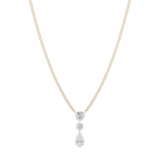Fire Light 0.5ct Lab Grown Floating Diamond Pendant & Chain 9ct Gold