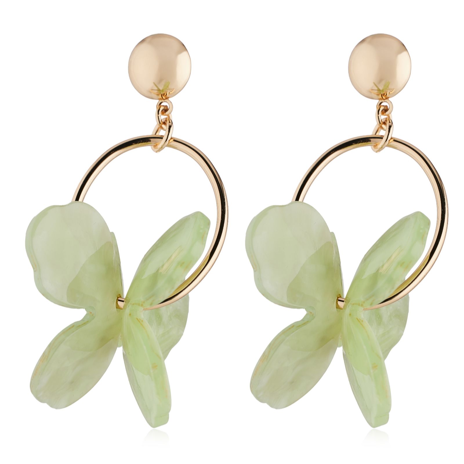 Malika 3D Flower Earrings