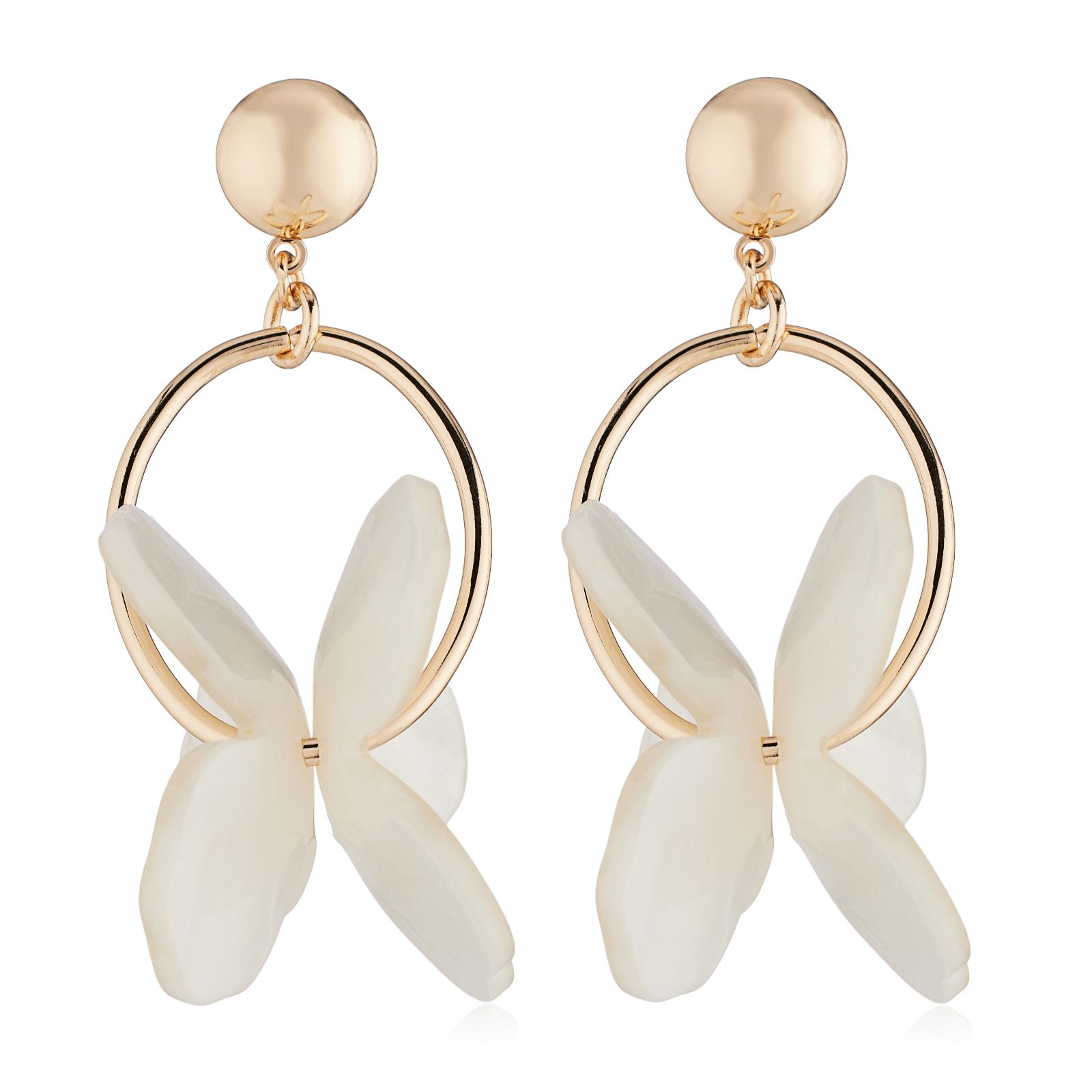 Malika 3D Flower Earrings