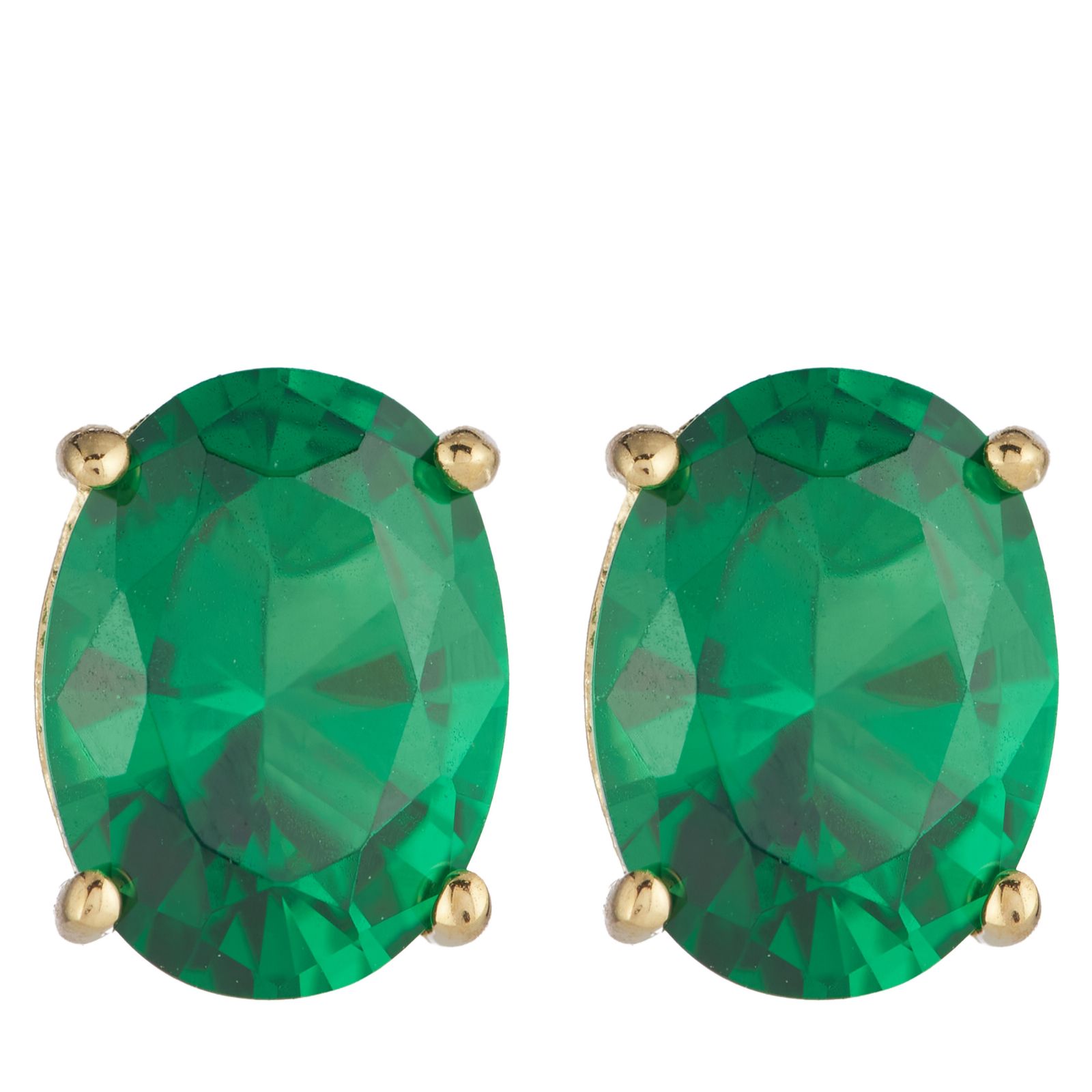 Diamonique 2ct tw Jewel Collection Stud Earrings Sterling Silver