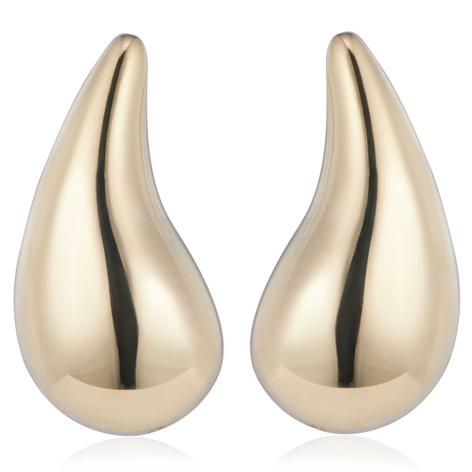 GOLD 9ct Yellow Gold Teardrop Earrings 1.7g