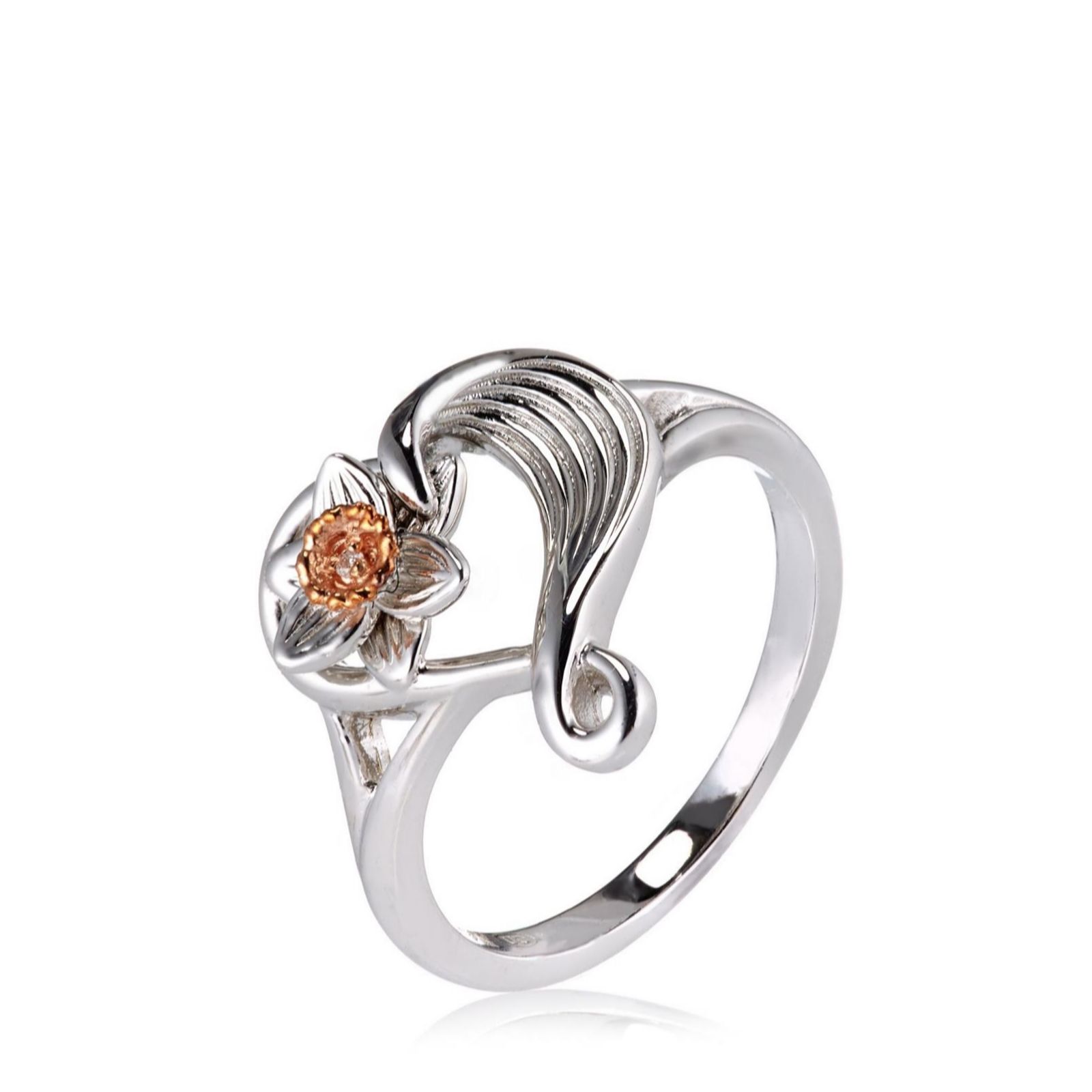 Clogau Catherine Huntley Daffodil Diamond Ring