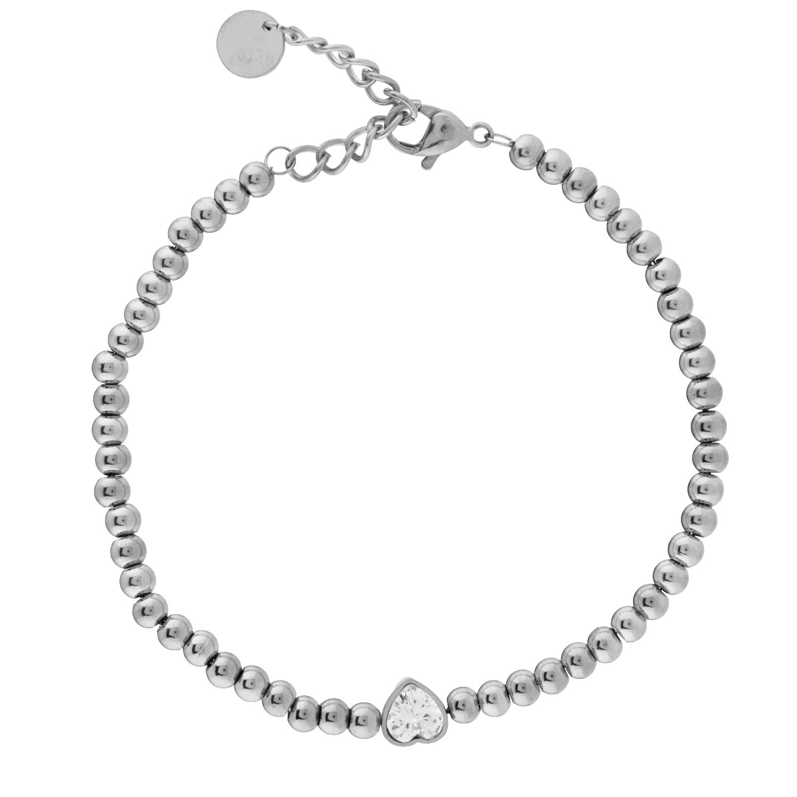Steel by Diamonique Bezel Set Bracelet