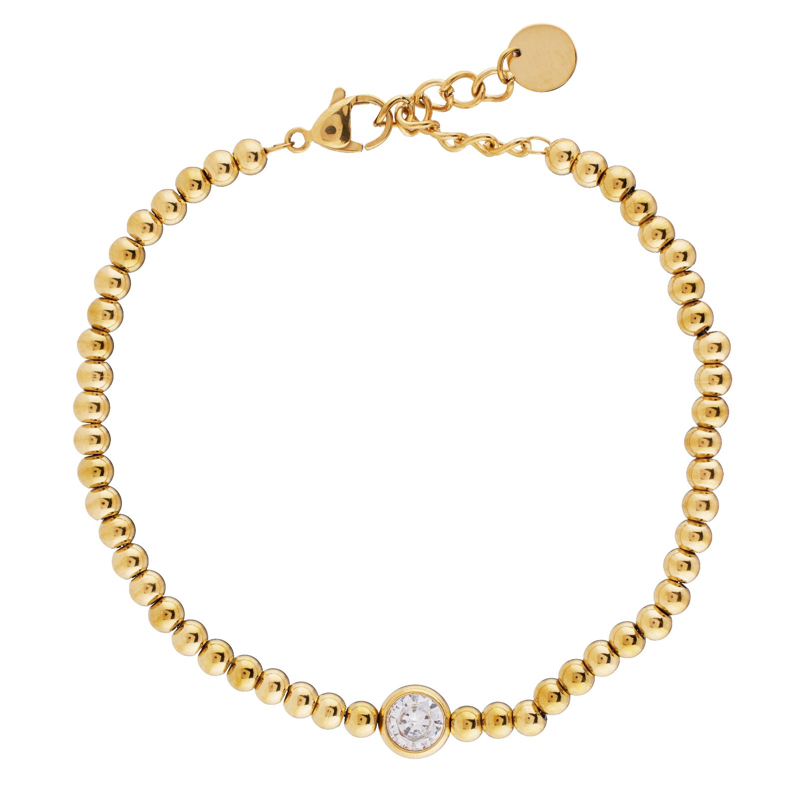 Steel by Diamonique Bezel Set Bracelet